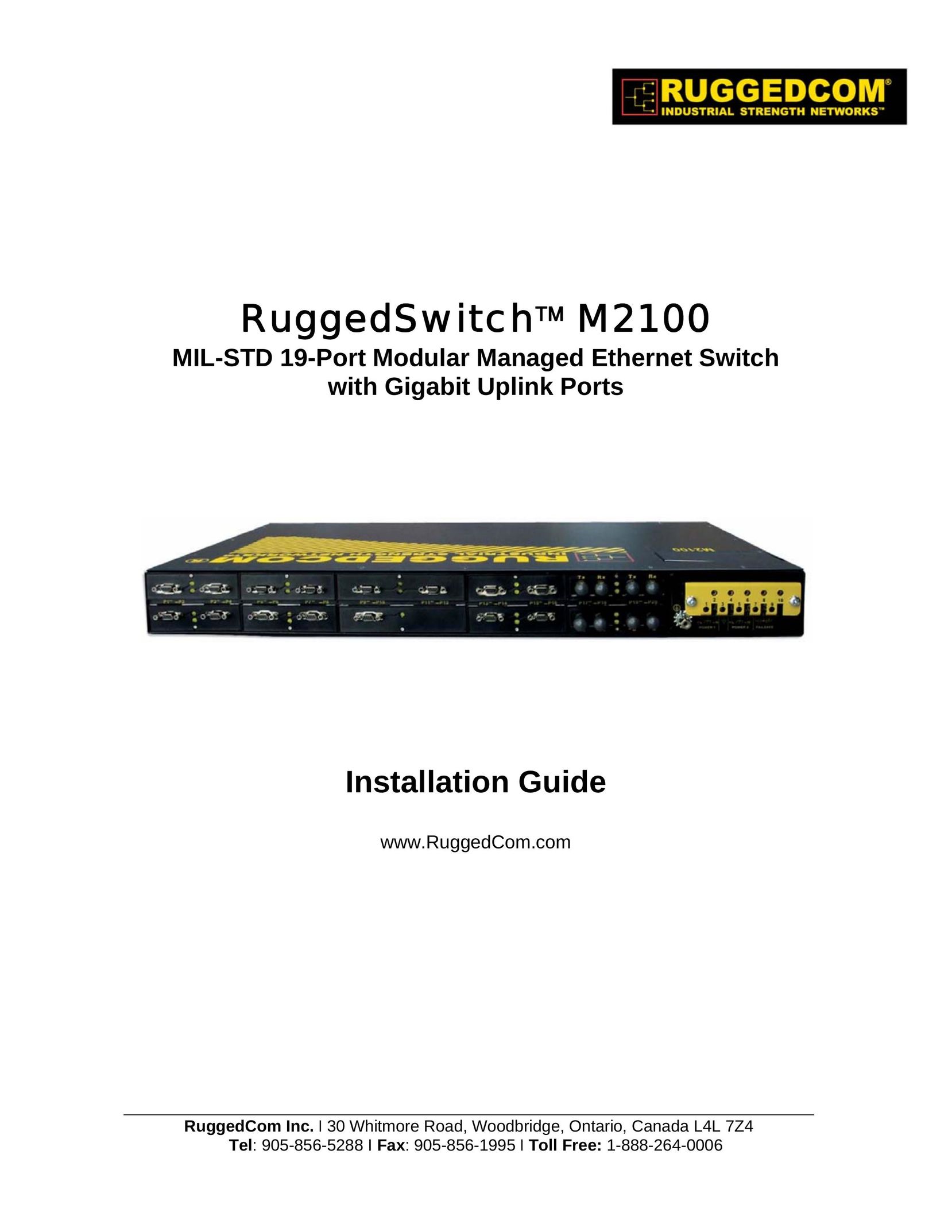RuggedCom M2100 Switch User Manual