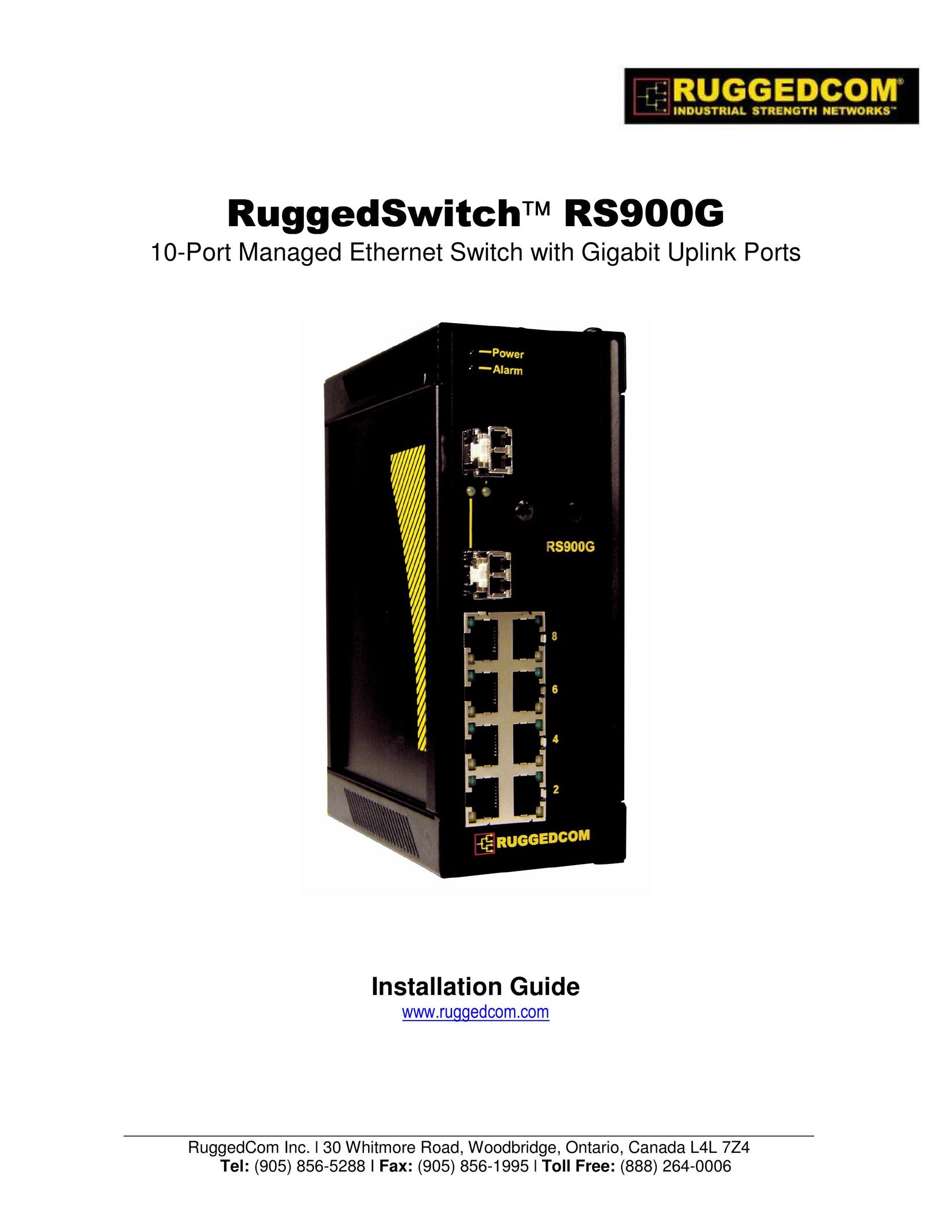 RuggedCom RS900G Switch User Manual