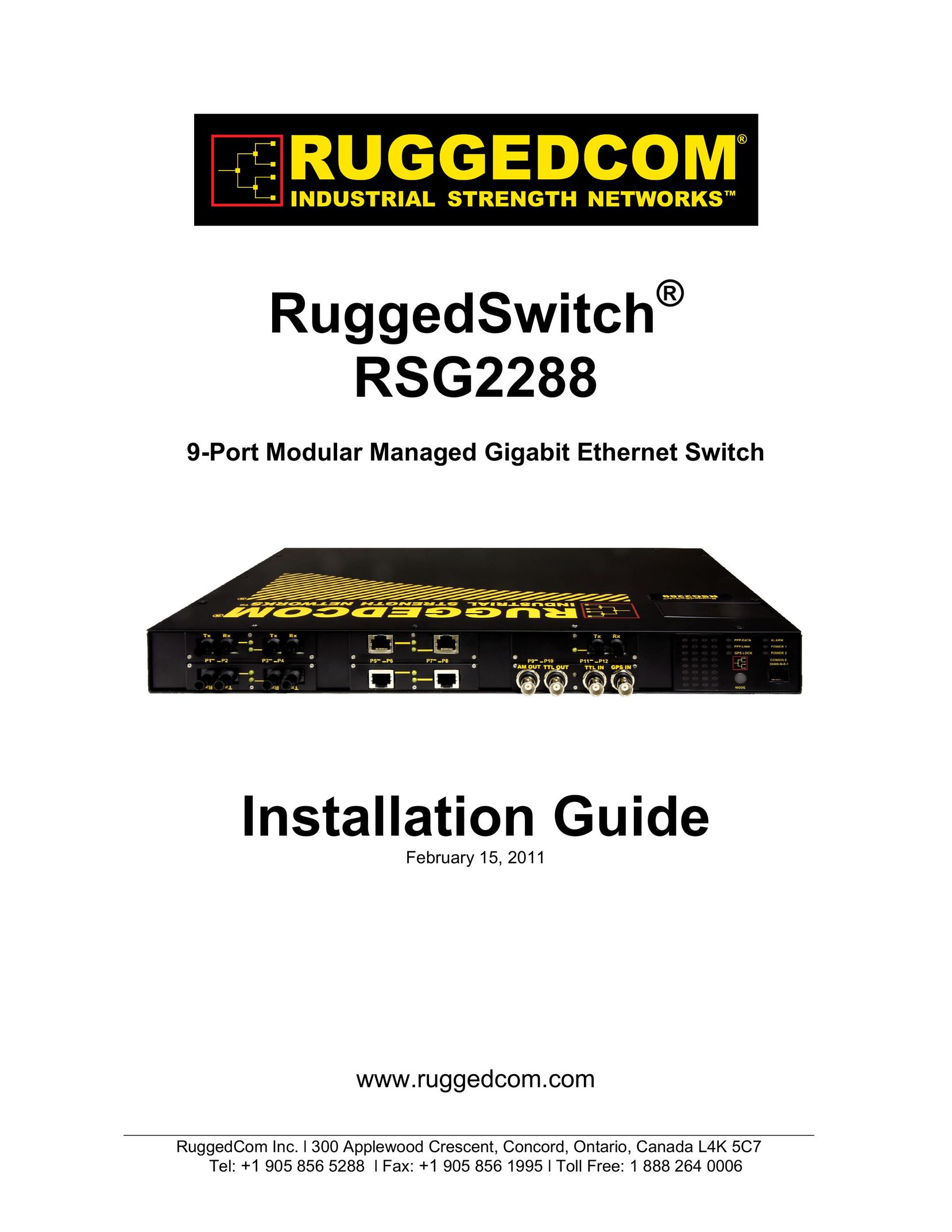 RuggedCom RSG2288 Switch User Manual