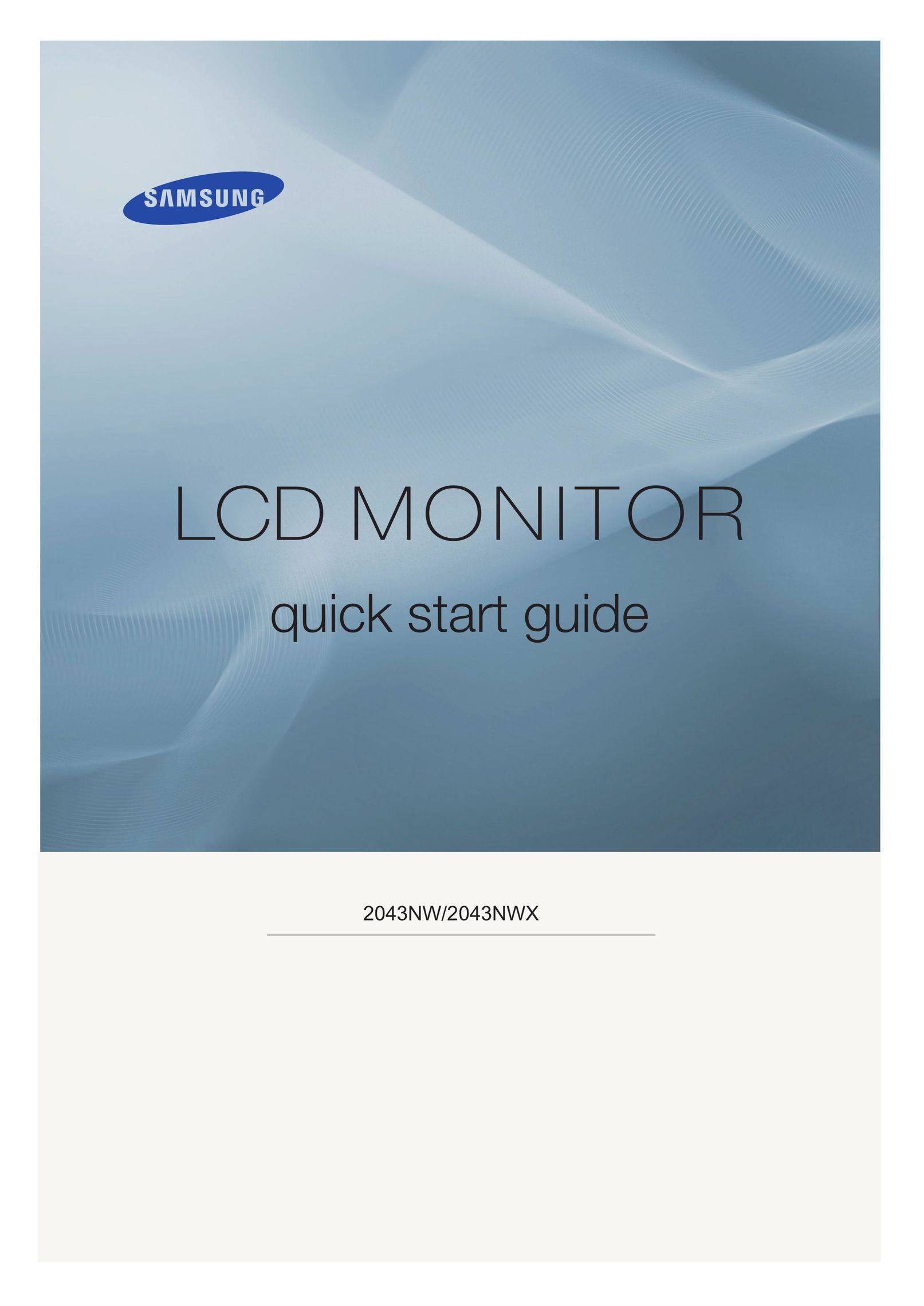 Samsung 2043NW Switch User Manual