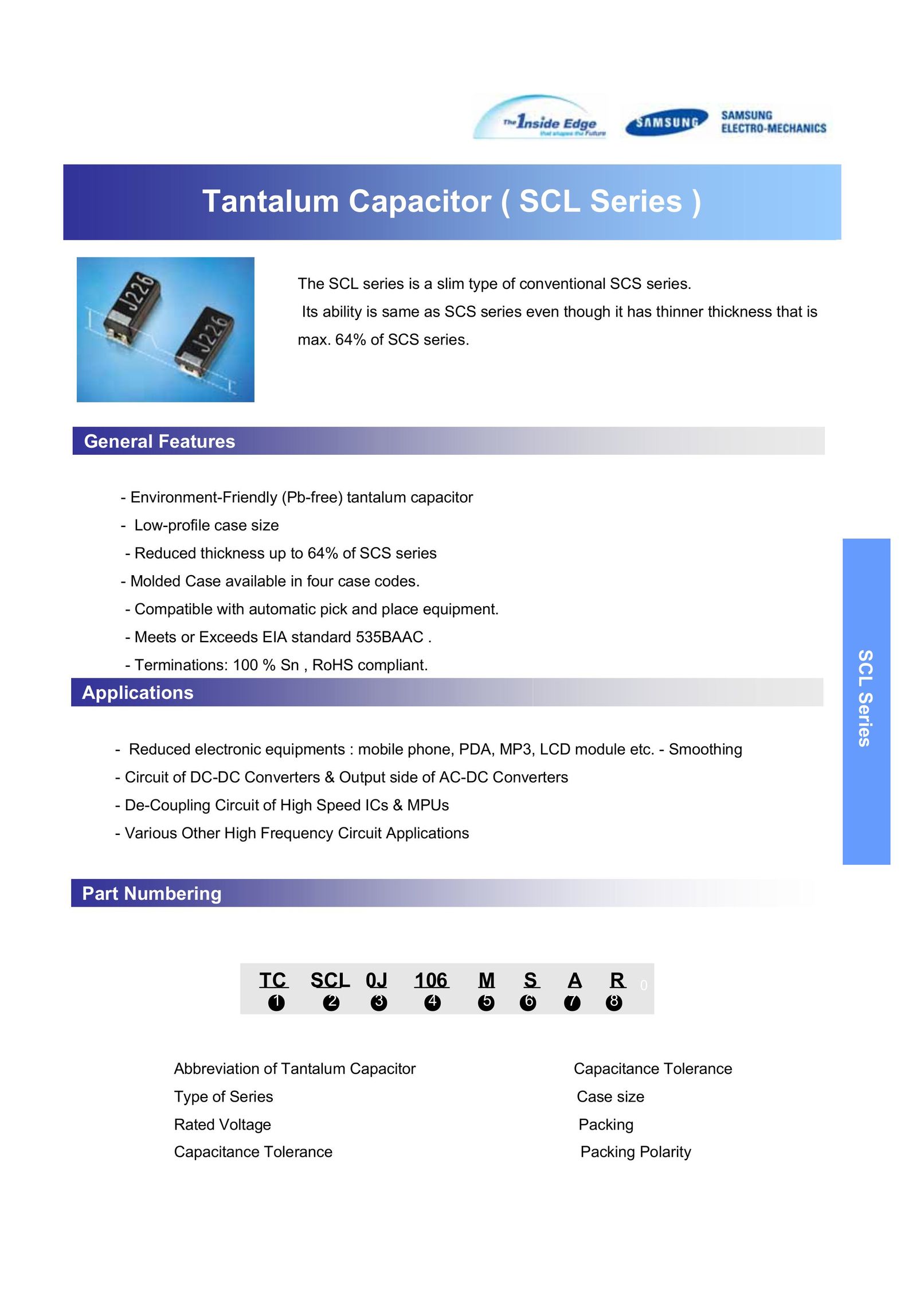 Samsung SCLSeries Switch User Manual