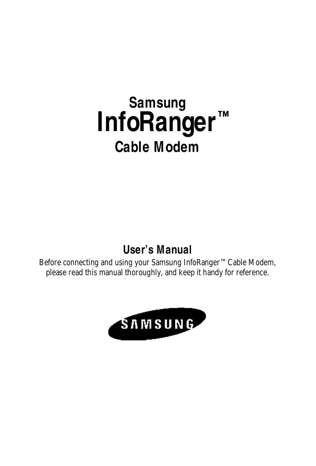 Samsung SCM-100R Switch User Manual