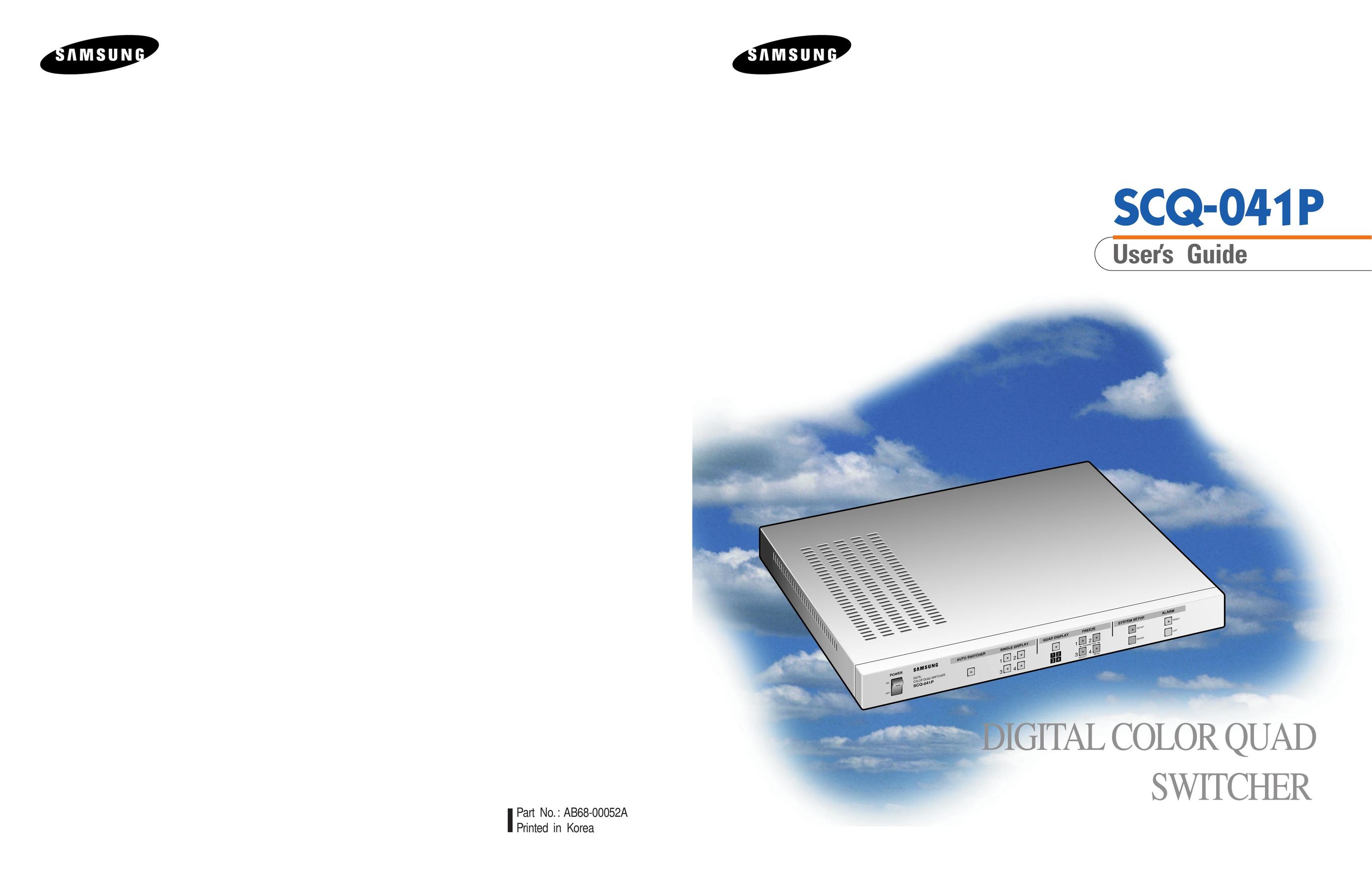 Samsung SCQ-041AP Switch User Manual