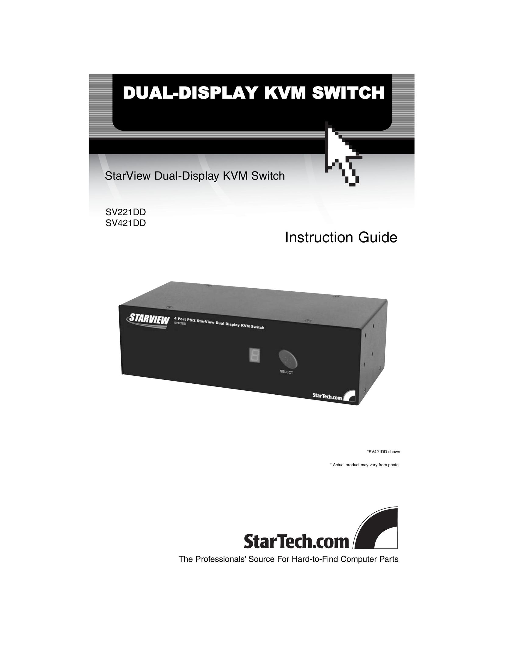 StarTech.com SV221DD Switch User Manual