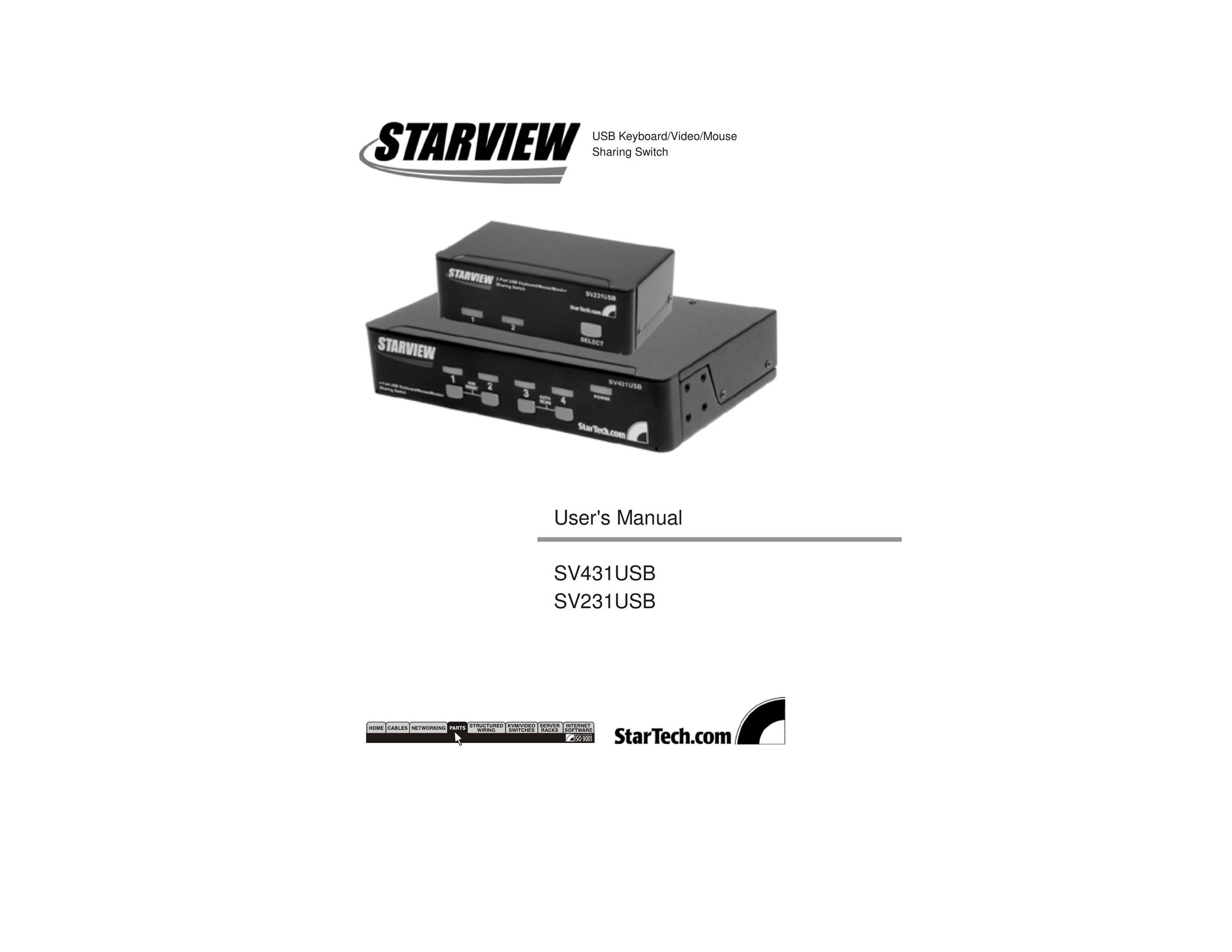 StarTech.com SV231USB Switch User Manual