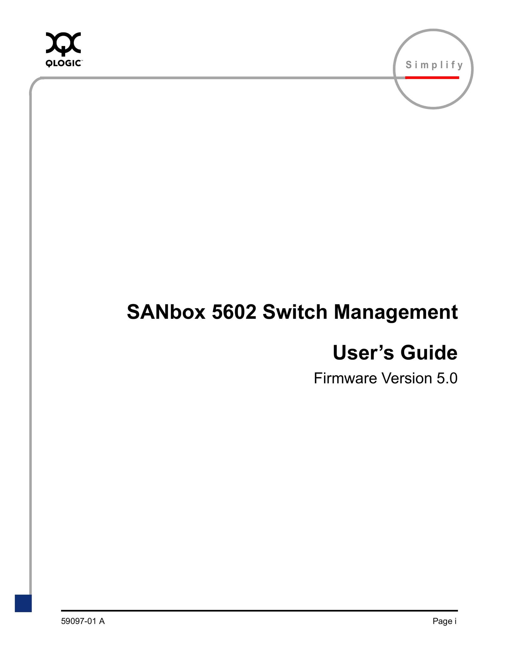 Sun Microsystems 5602 Switch User Manual