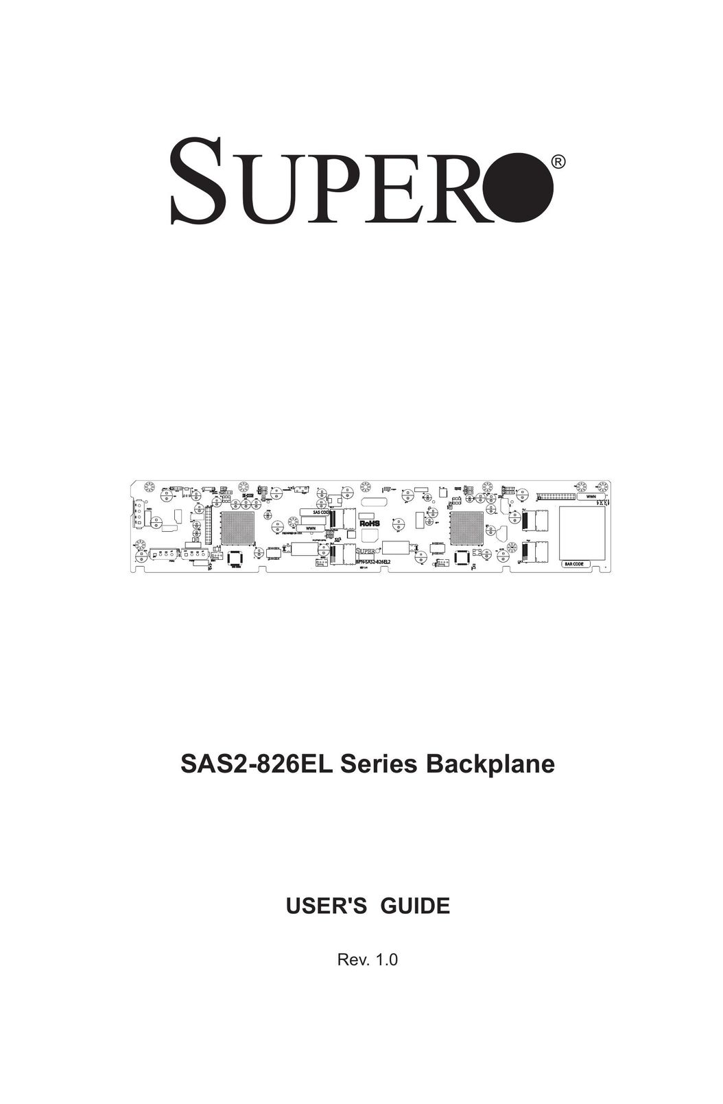 SUPER MICRO Computer SAS2-826EL Switch User Manual
