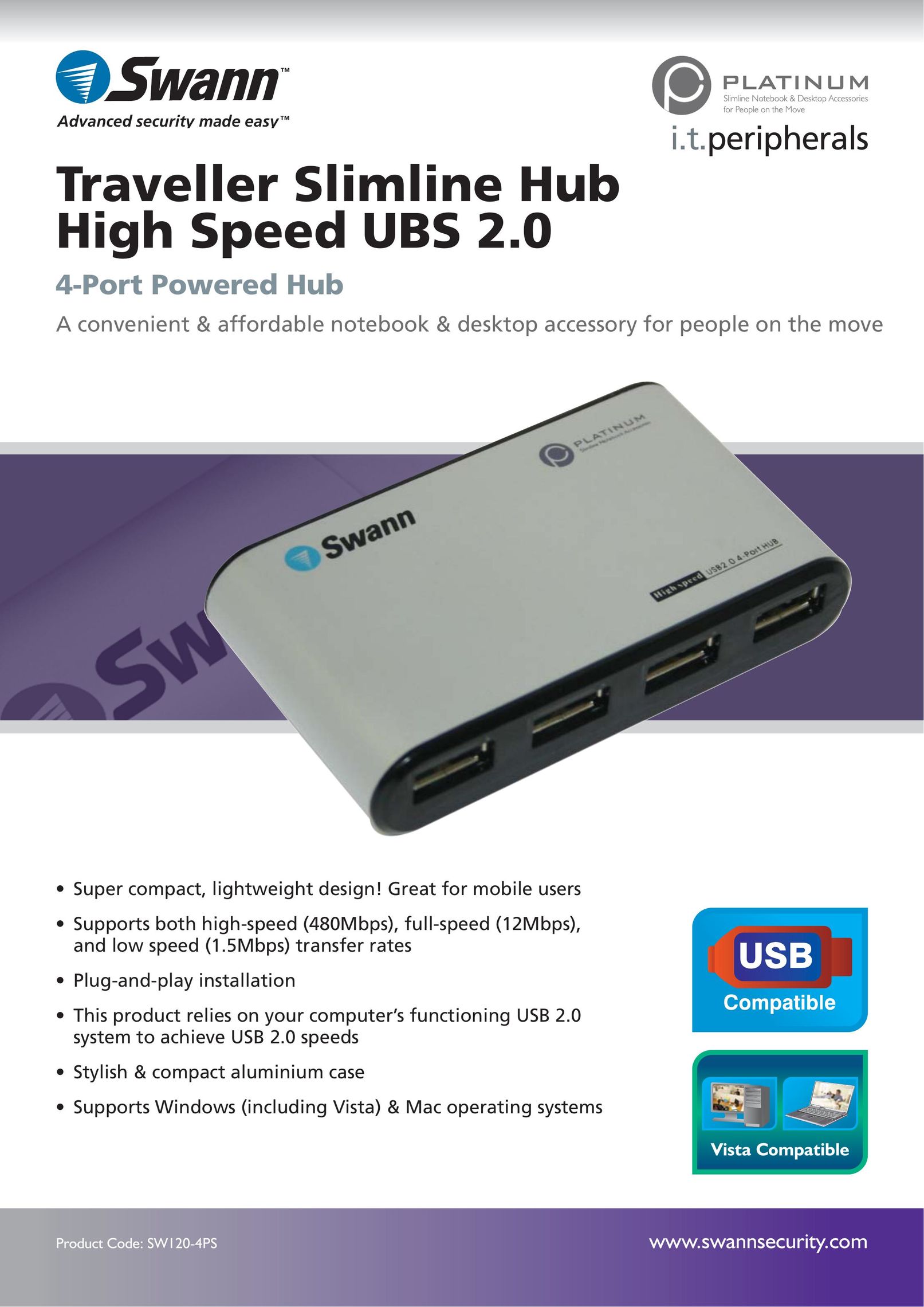 Swann SW120-4PS Switch User Manual