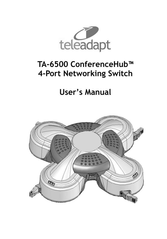 TeleAdapt TA-6500 Switch User Manual