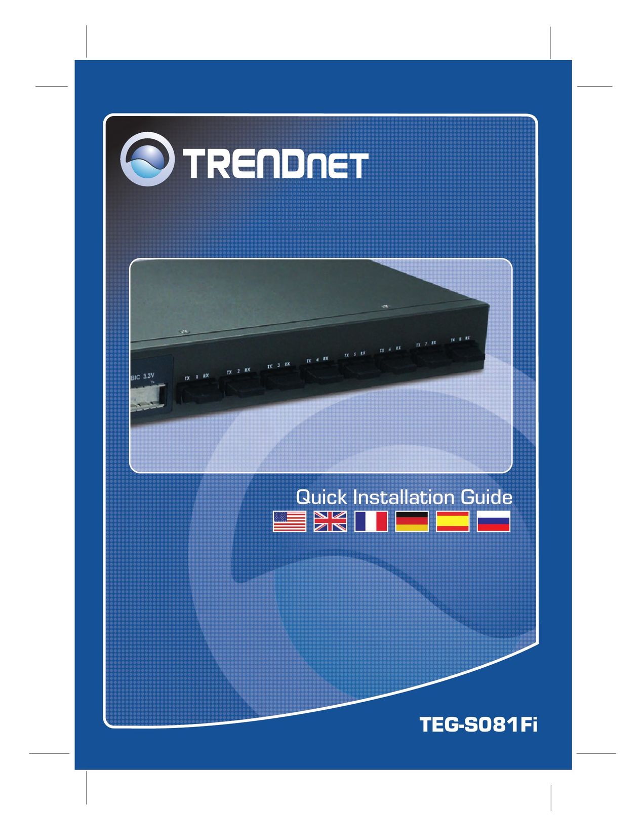 TRENDnet TEG-S081FI Switch User Manual