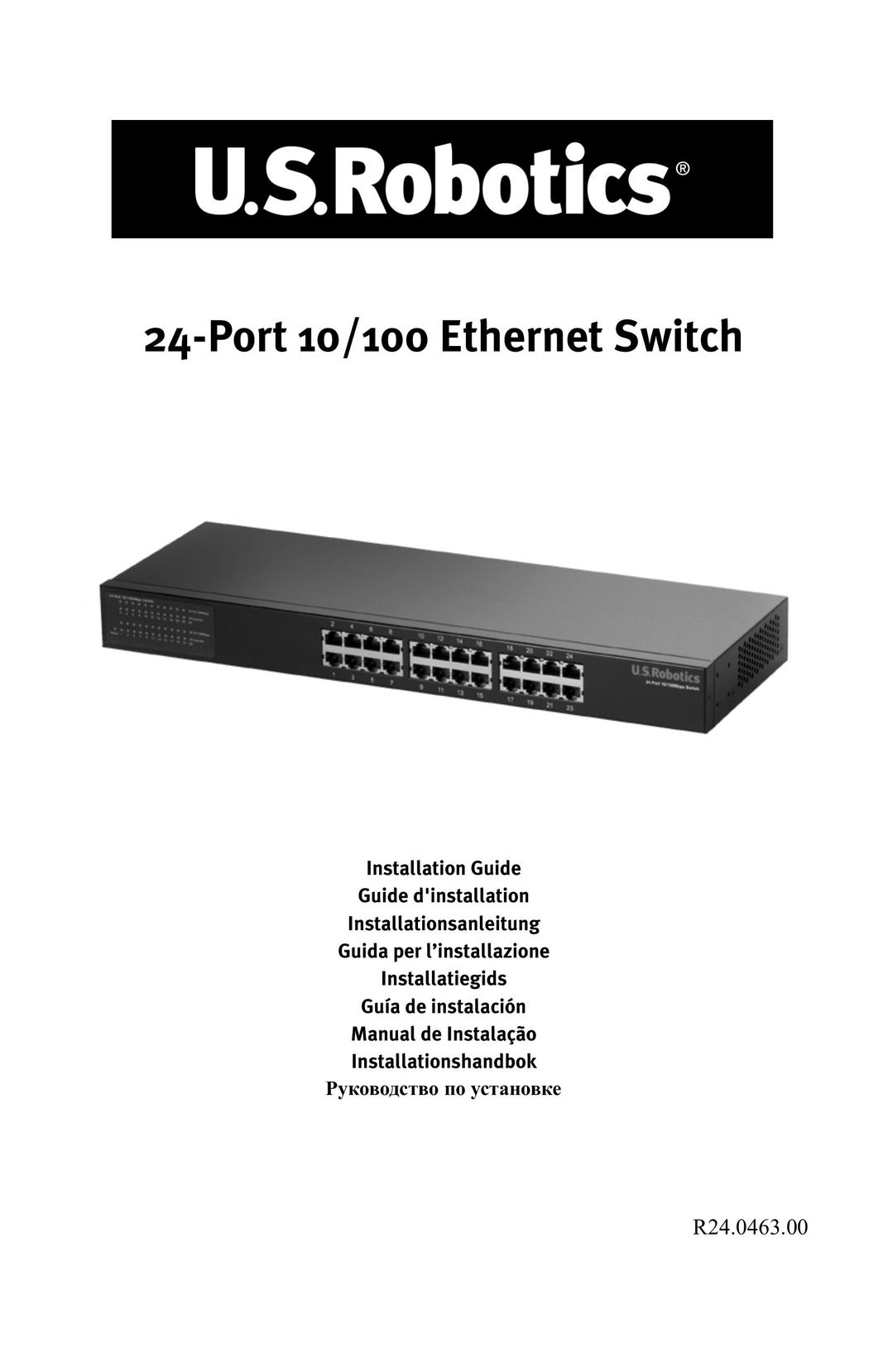 USRobotics 24-Port 10/100 Switch User Manual