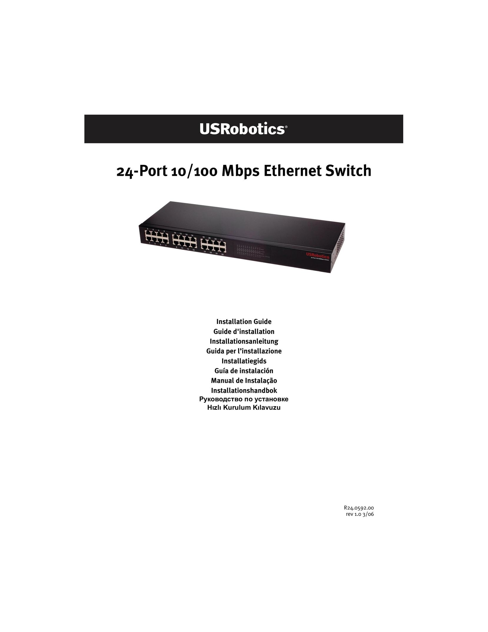 USRobotics 7924C Switch User Manual