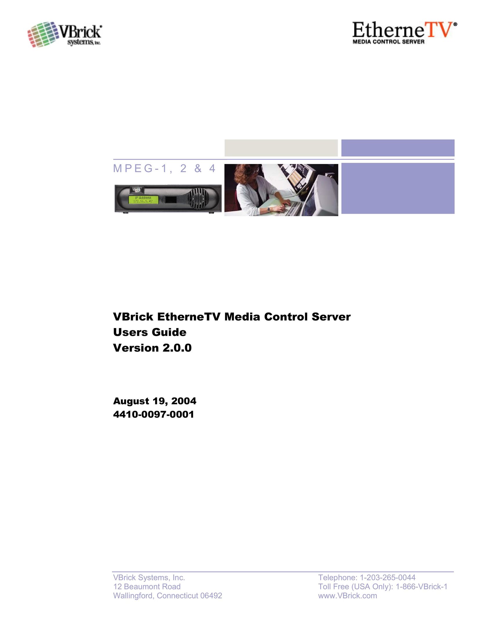 VBrick Systems Version 2.0.0 Switch User Manual