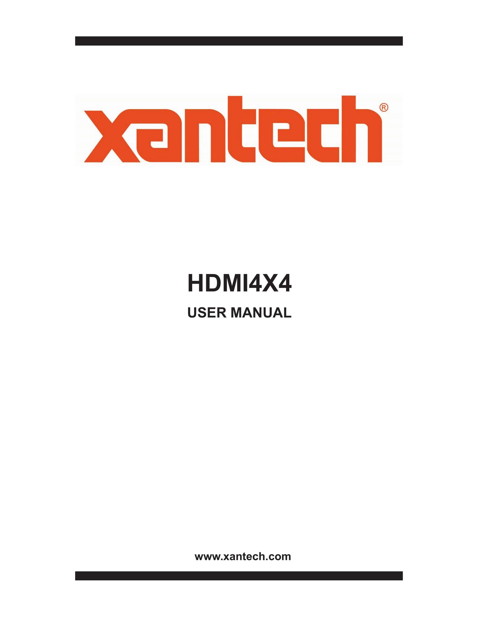 Xantech HDMI4X4 Switch User Manual