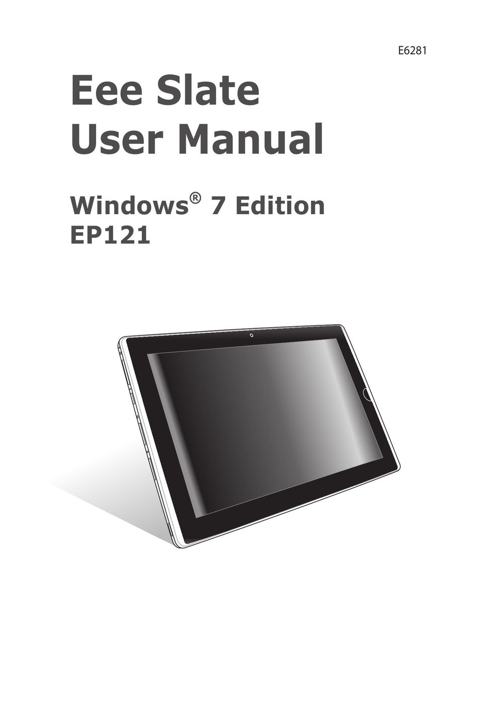 Asus E6281 Tablet User Manual