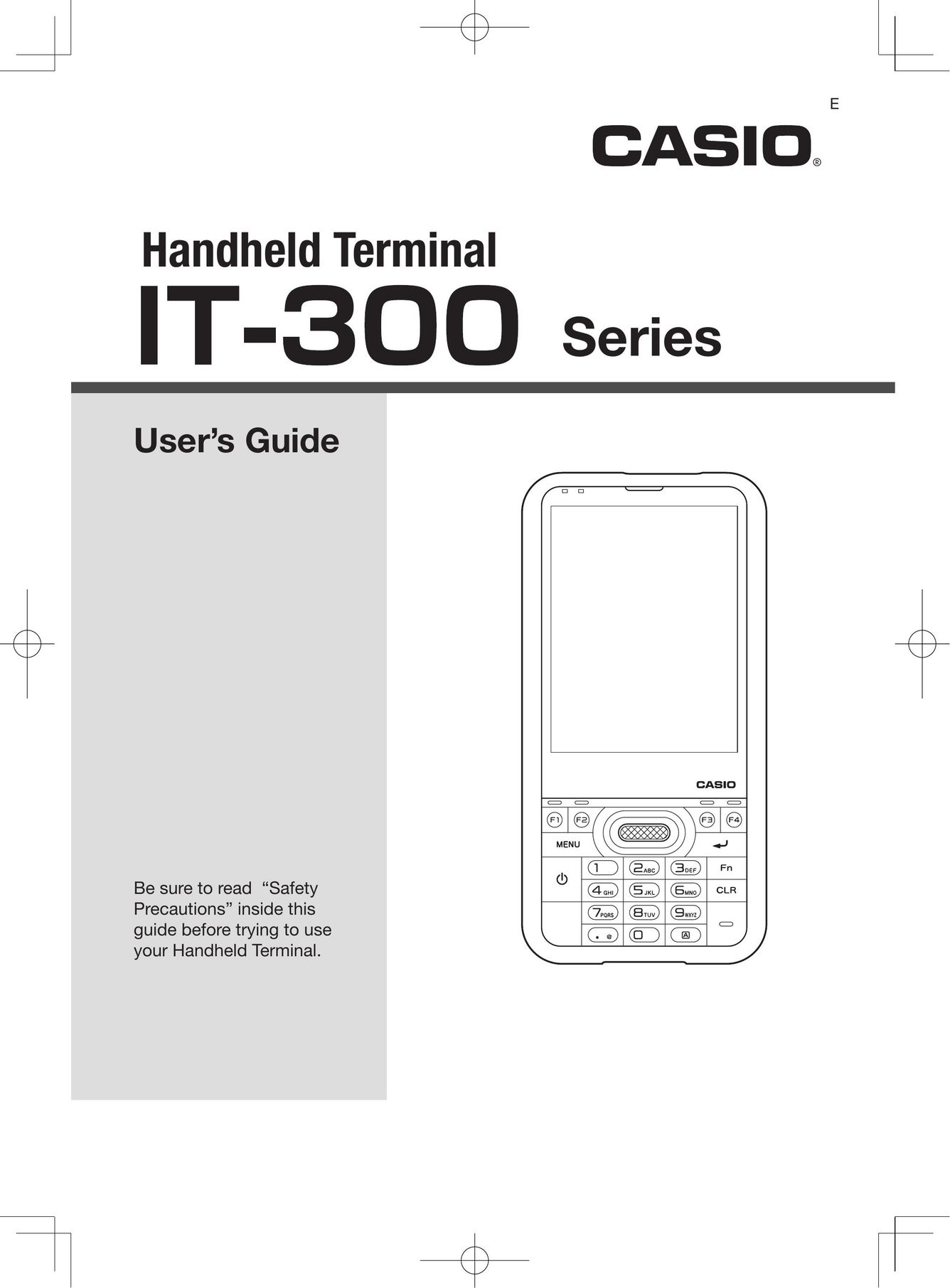 Casio IT-300 Tablet User Manual