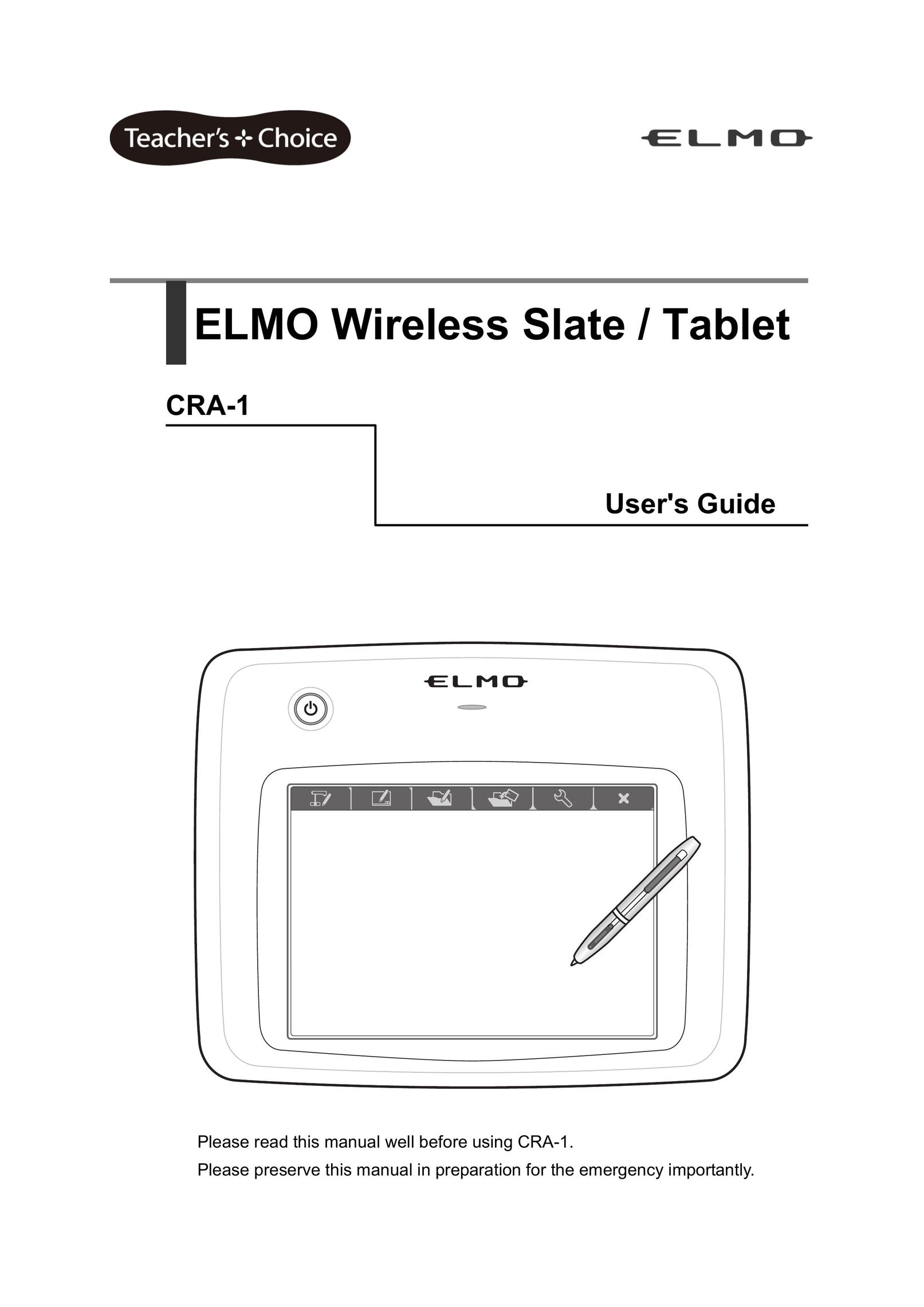 Elmo CRA-1 Tablet User Manual