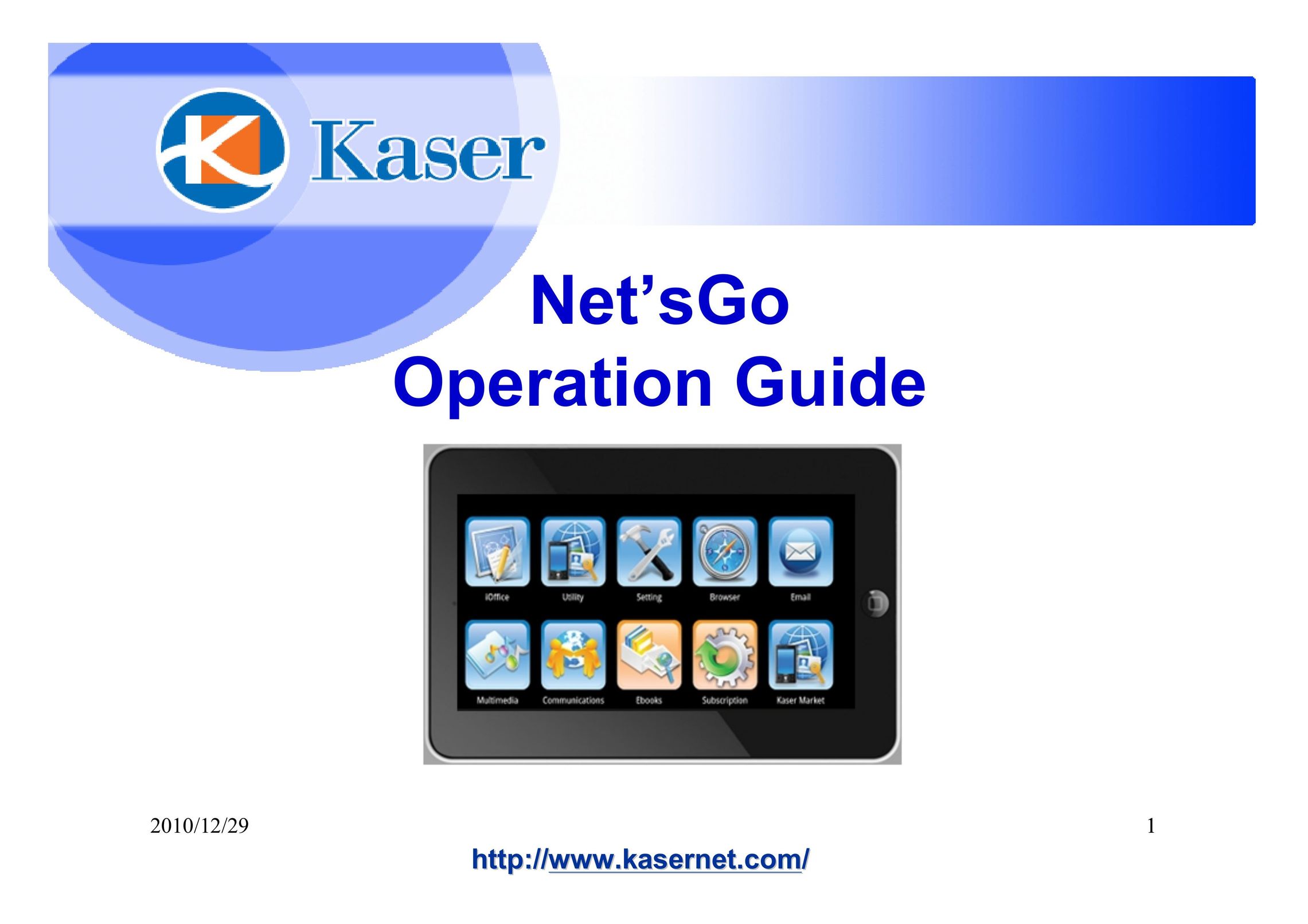 Kaser YF730A8G Tablet User Manual