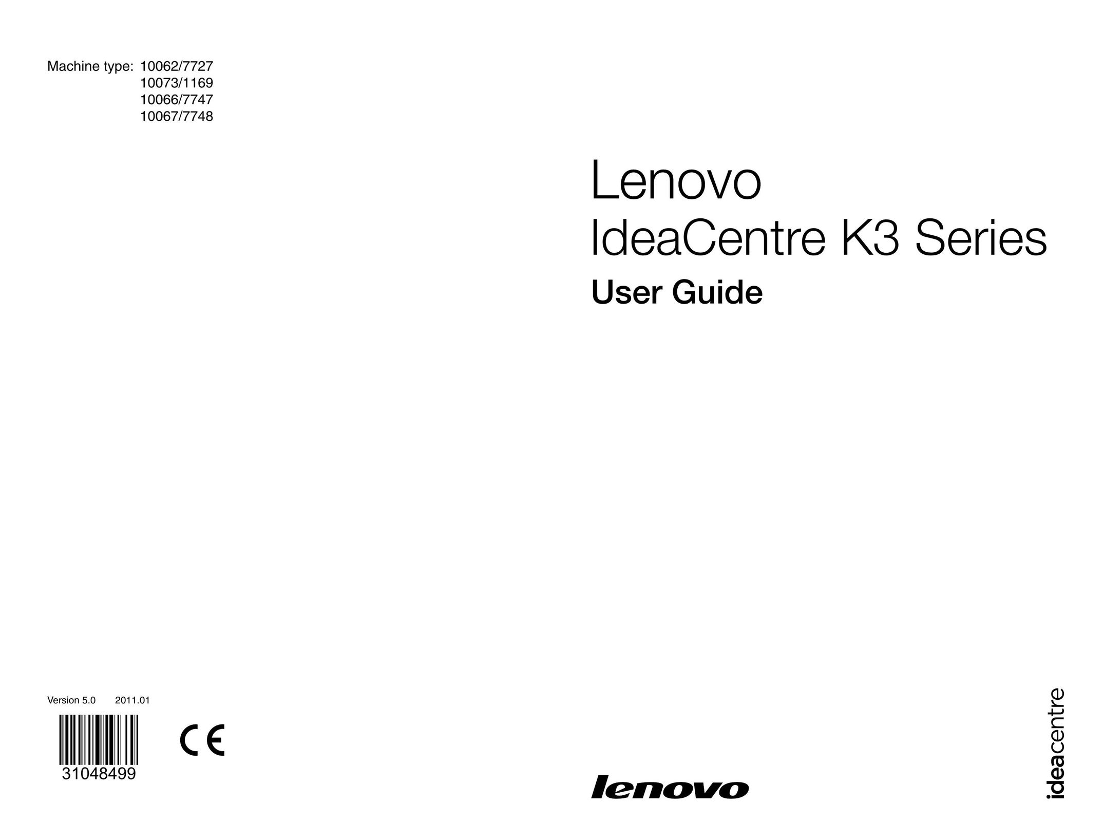 Lenovo 10073/1169 Tablet User Manual
