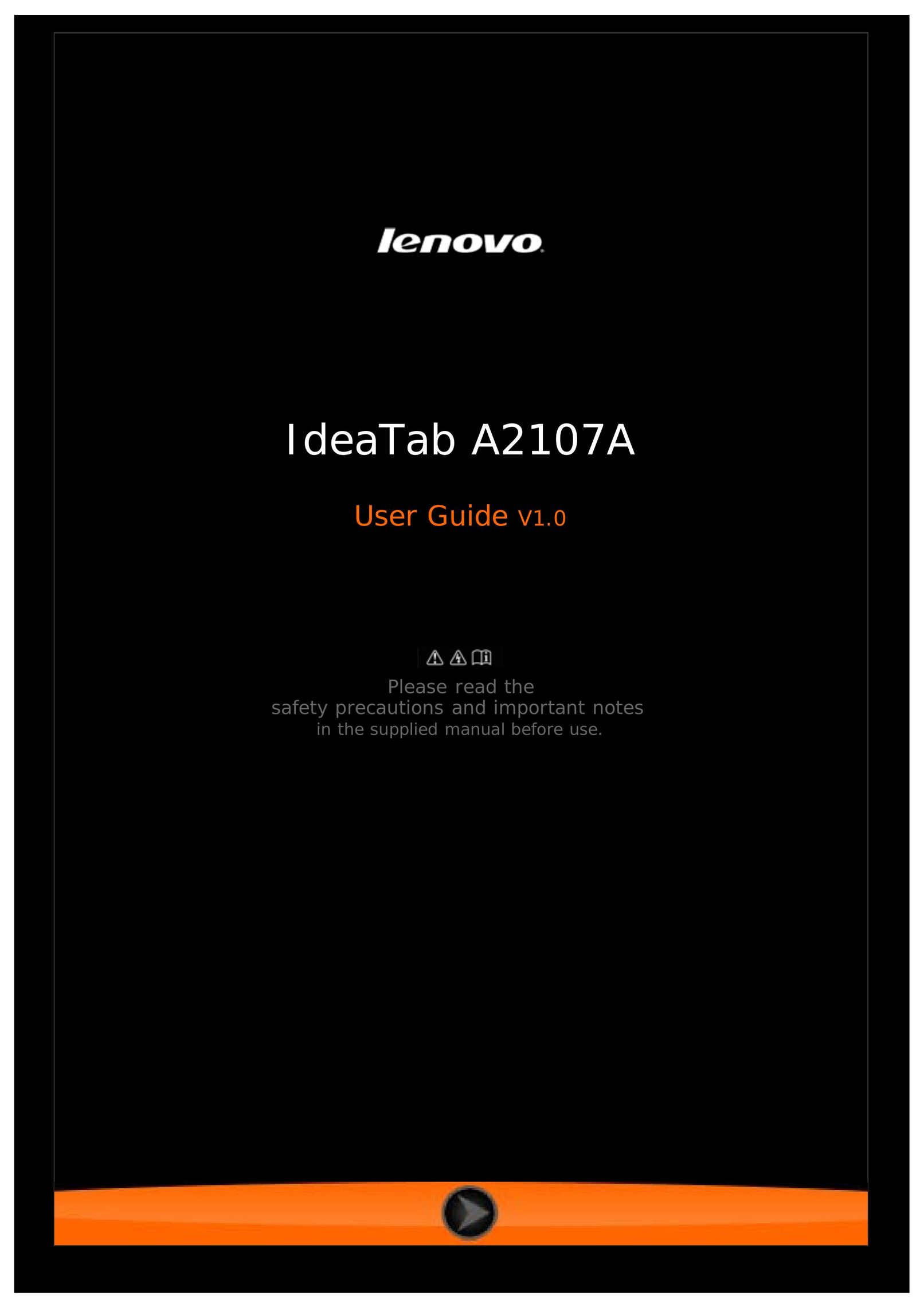 Lenovo 59RF0079 Tablet User Manual