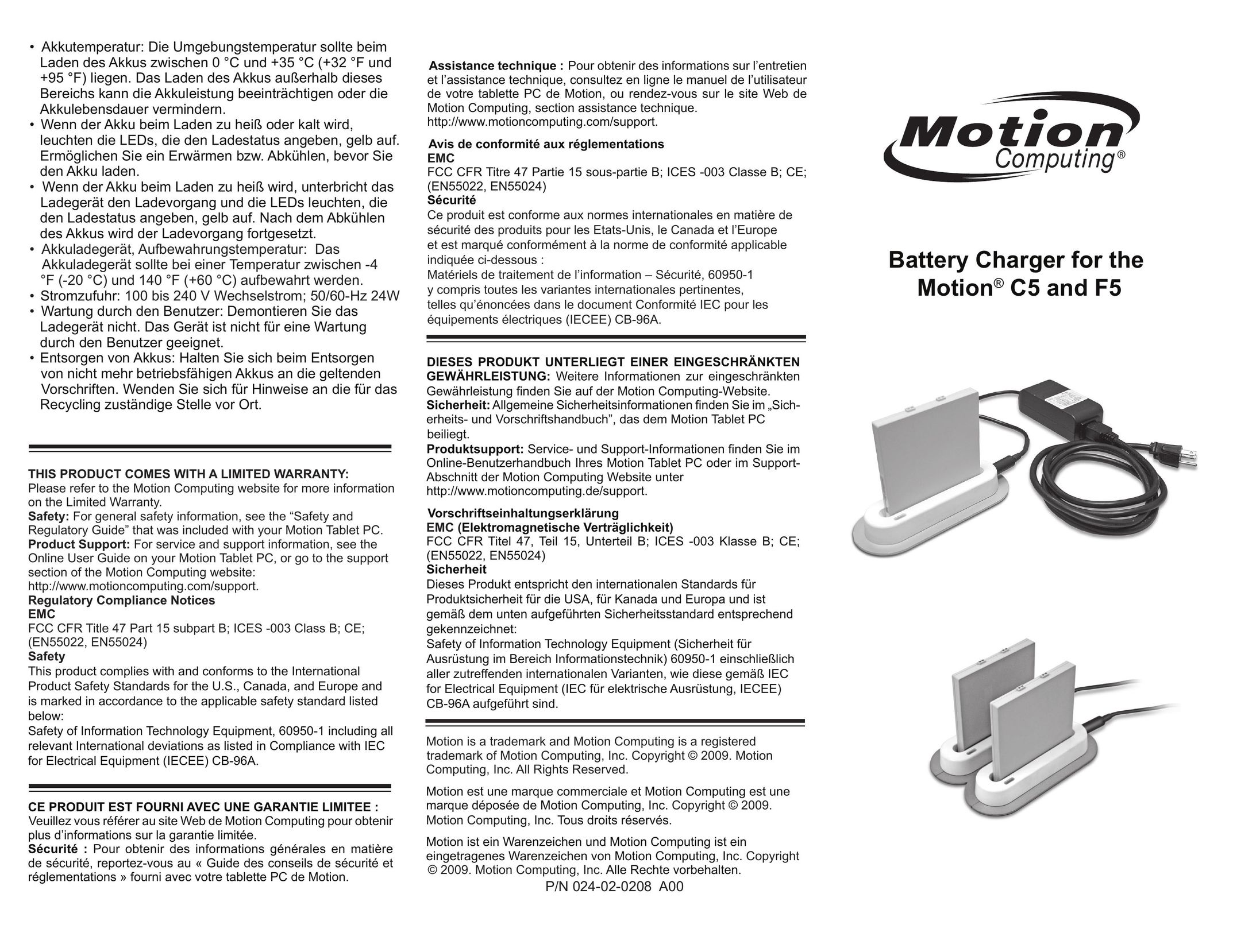 Motion Computing F5 Tablet User Manual