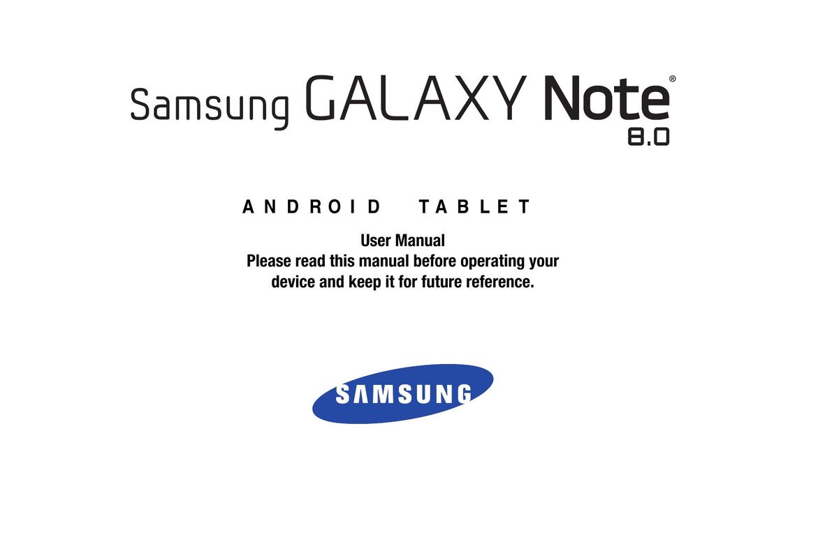 Samsung 8 0 Brown Black Tablet User Manual