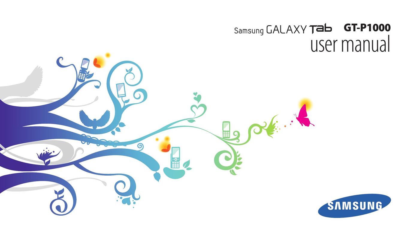 Samsung GT-P1000CWAXEU Tablet User Manual
