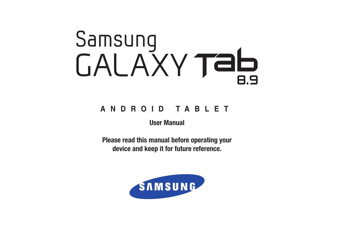 Samsung GT-P7310 Tablet User Manual