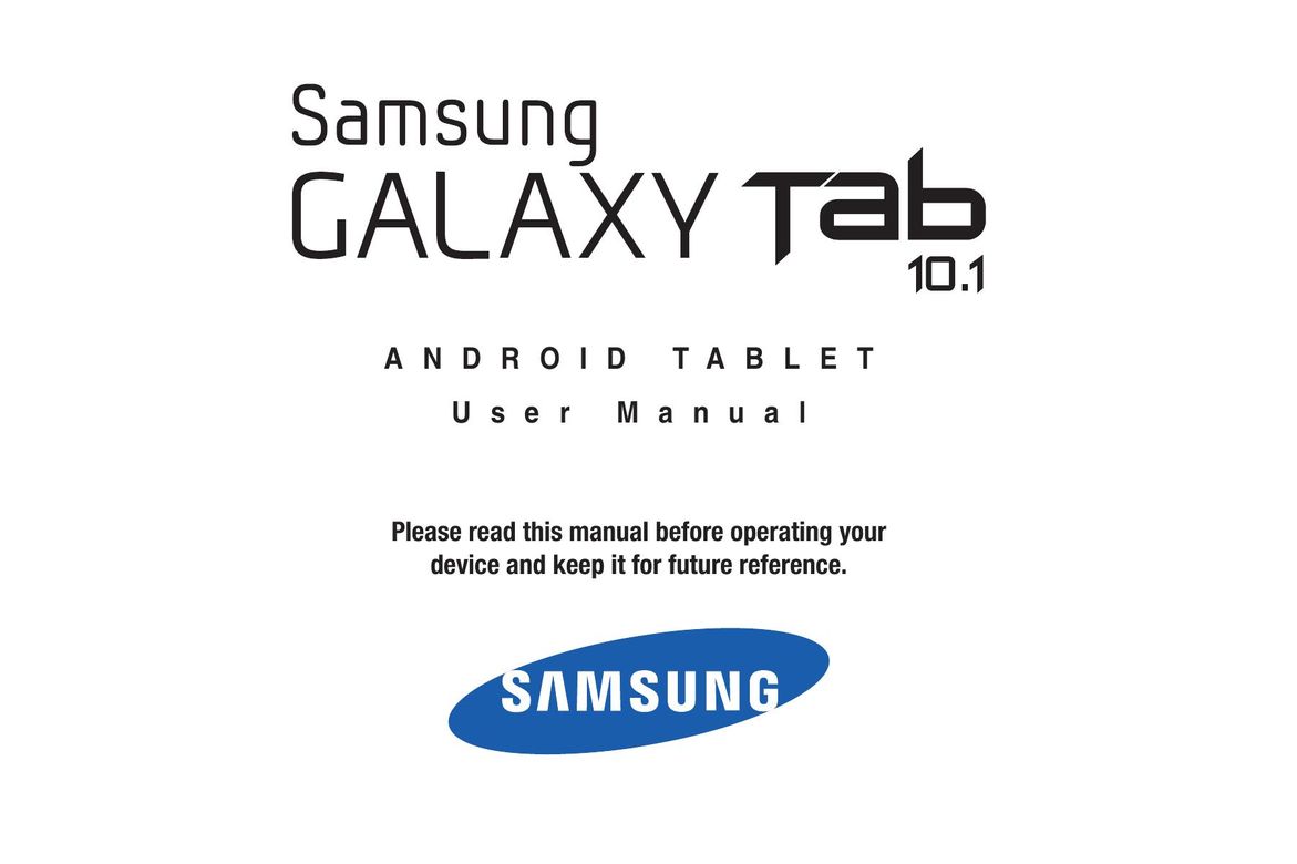 Samsung GT-P7510 Tablet User Manual