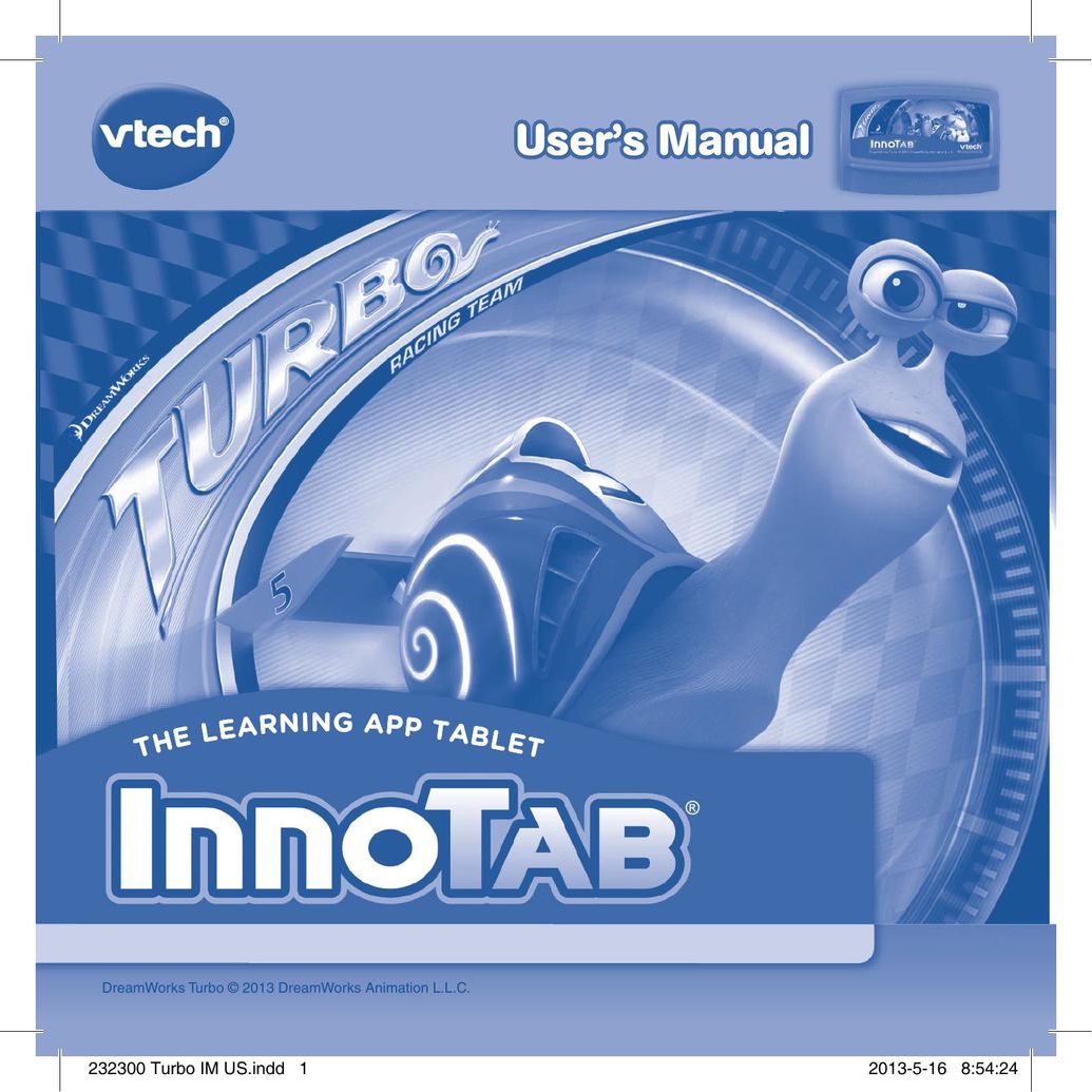 VTech 232300 Tablet User Manual