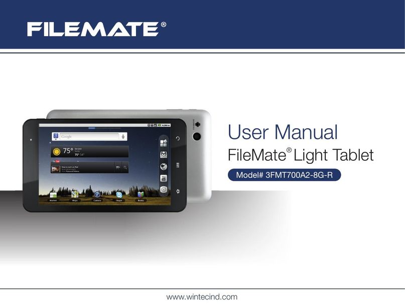 Wintec Industries 3FMT700A2-8G-R Tablet User Manual