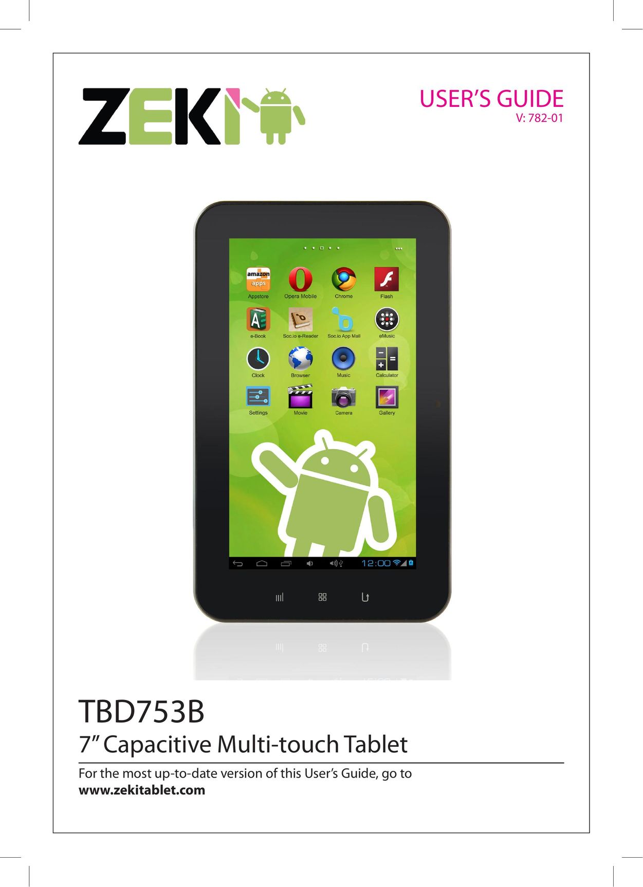 Zeki TBD753B Tablet User Manual