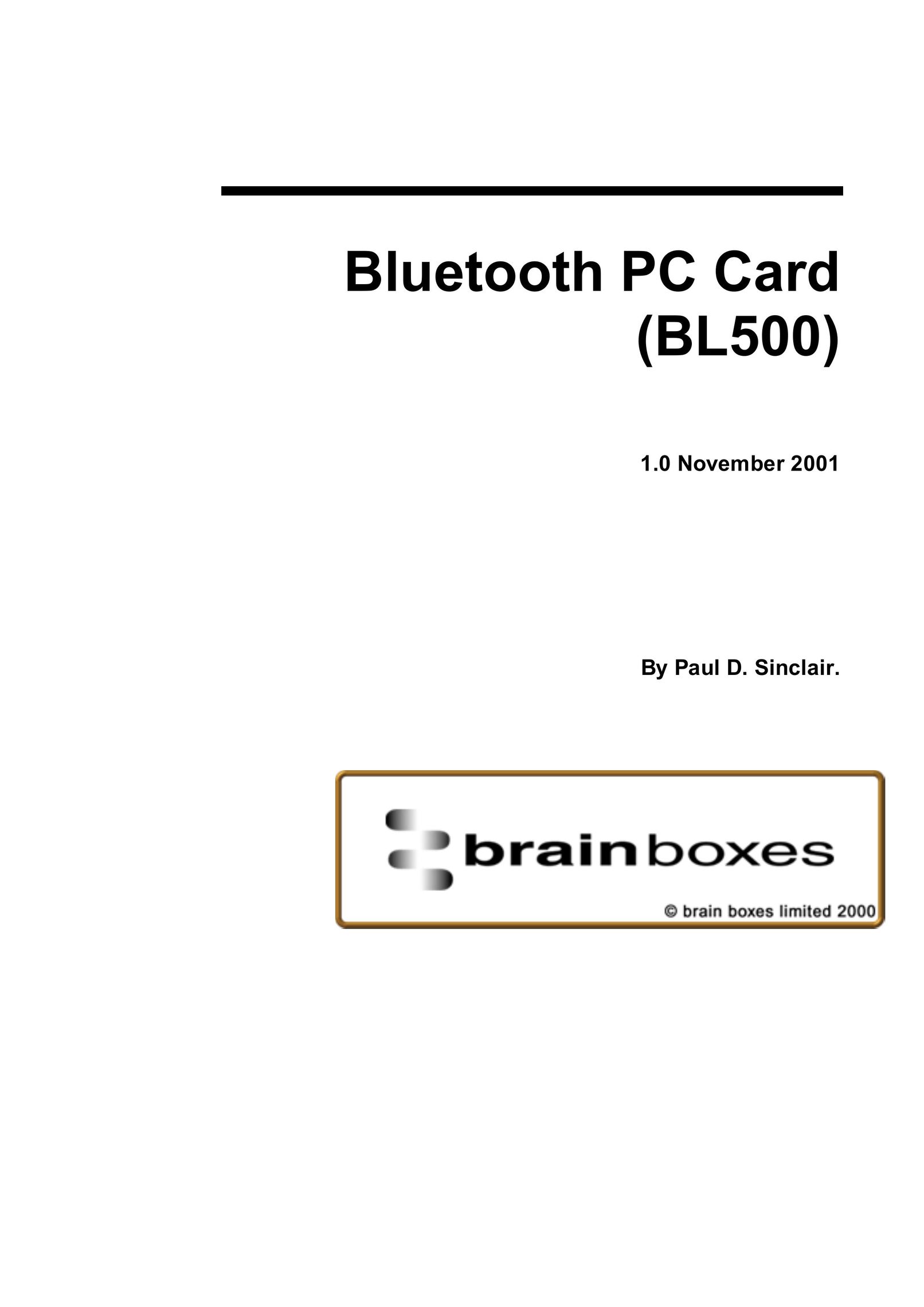Brainboxes BL500 Tablet Accessory User Manual