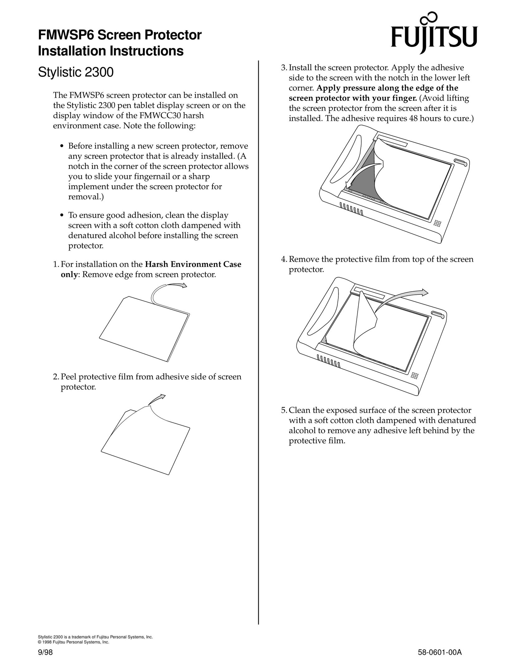 Fujitsu FMWSP6 Tablet Accessory User Manual