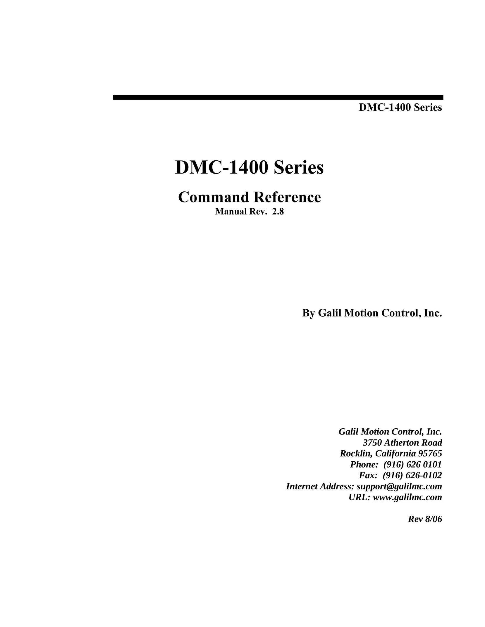 Galil DMC-1400 Tablet Accessory User Manual