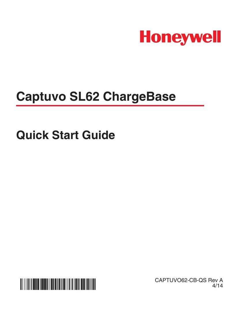 Honeywell SL62 Tablet Accessory User Manual
