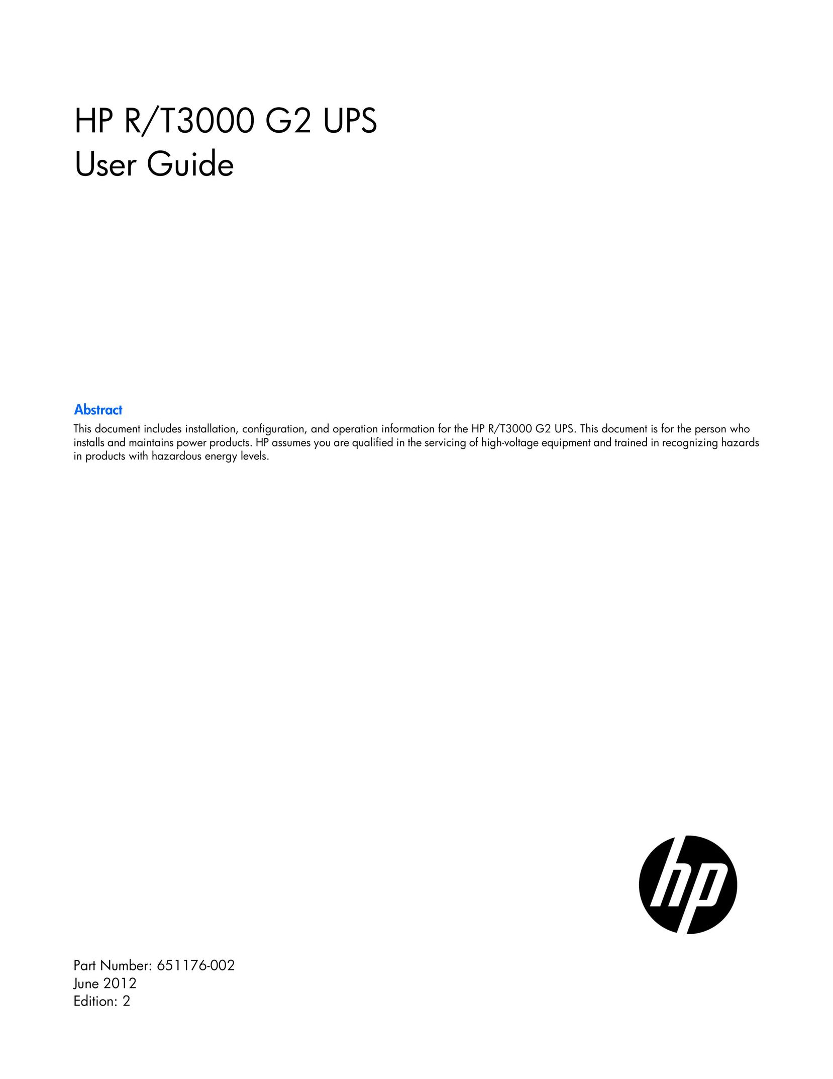 HP (Hewlett-Packard) 651176-002 Tablet Accessory User Manual