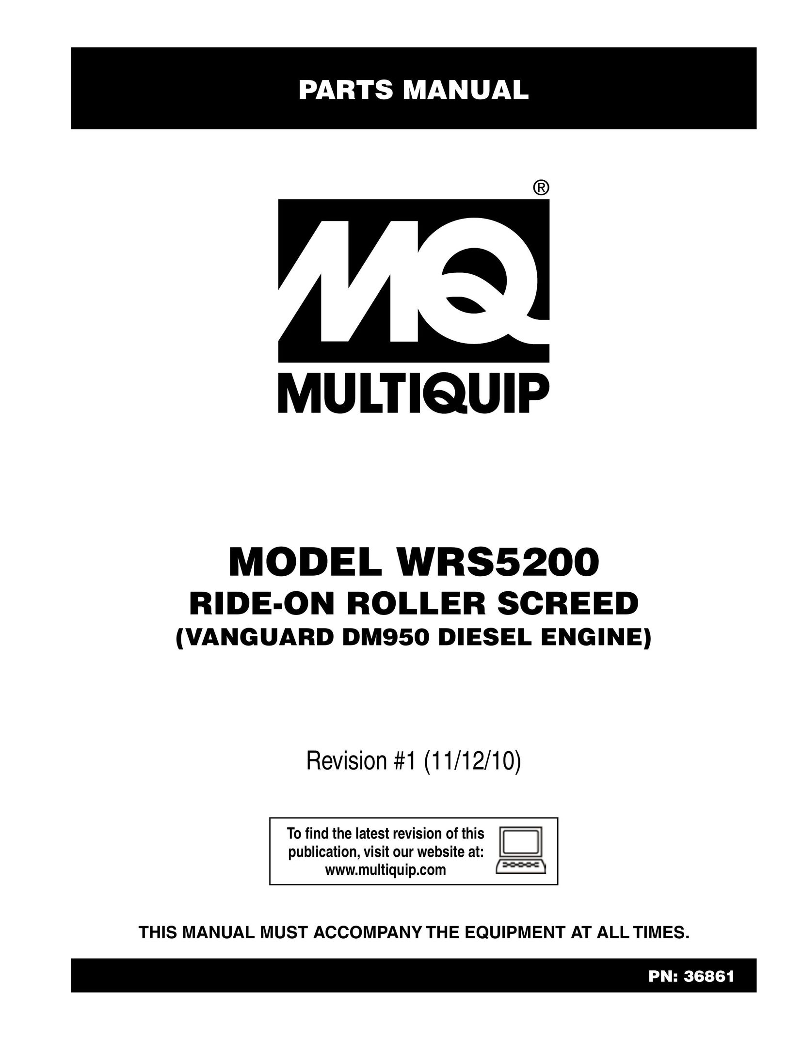 Multiquip wrs5200 Tablet Accessory User Manual
