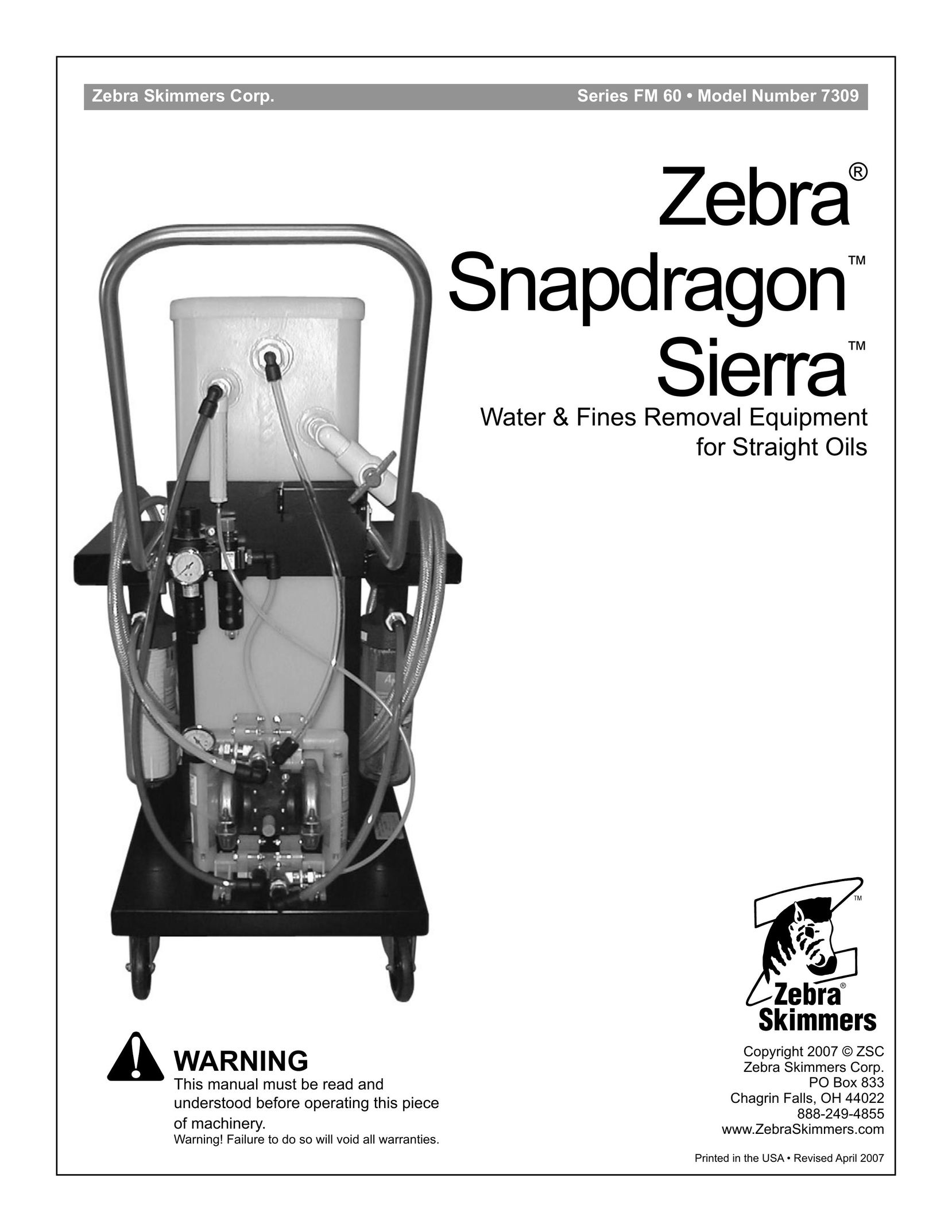 Zebra Technologies 7309 Tablet Accessory User Manual