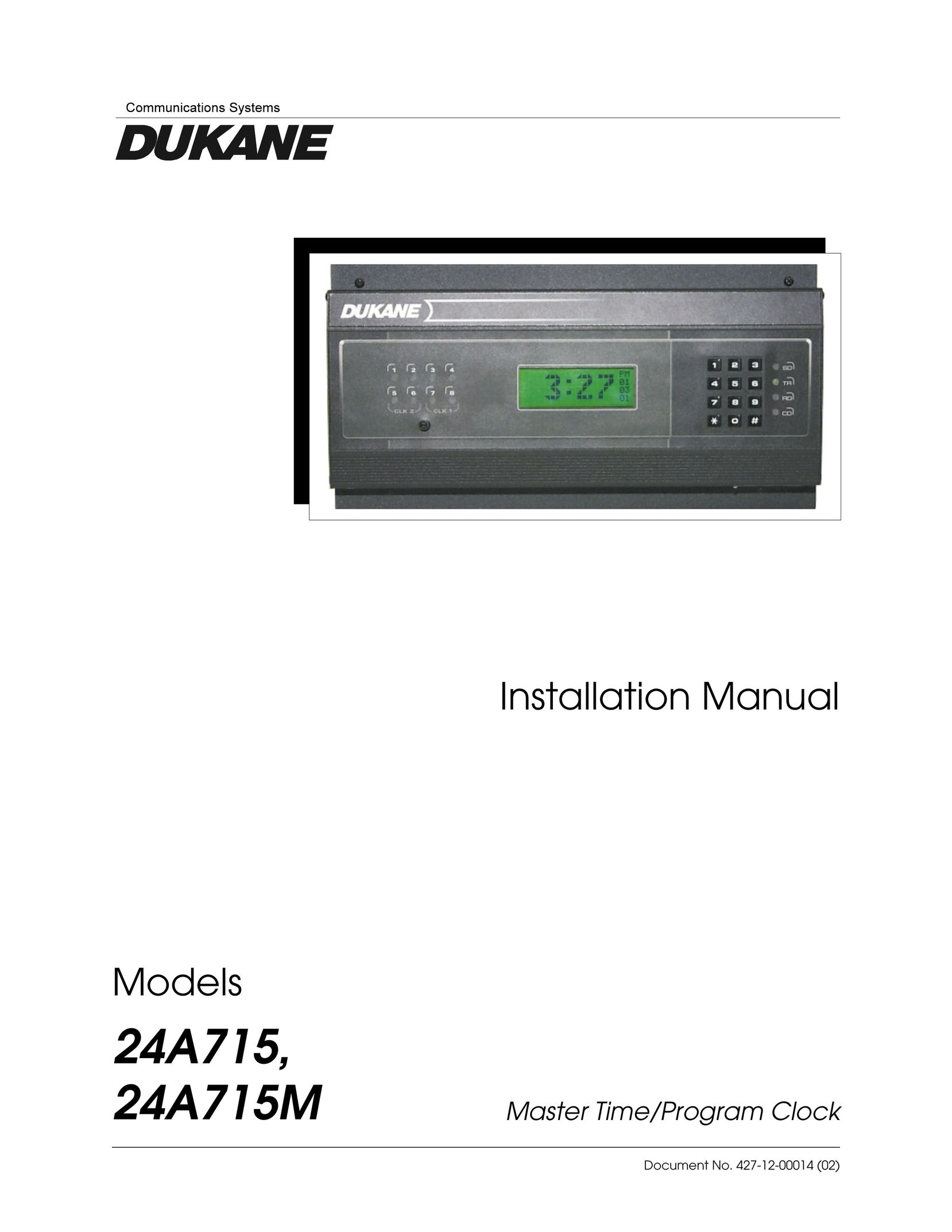 Lathem 24A715M Time Clock User Manual