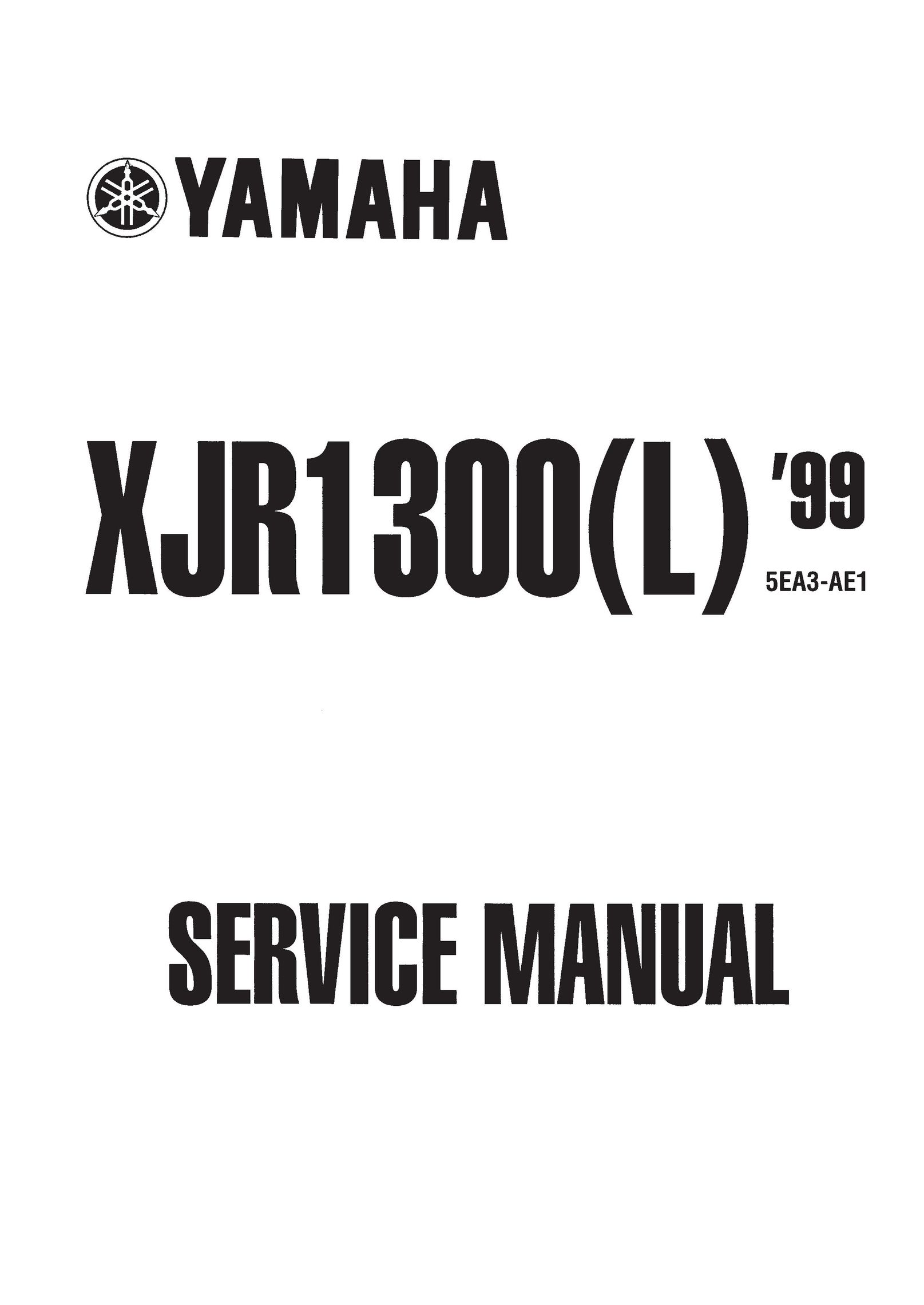 Yamaha XJR1300 (L) '99 Time Clock User Manual