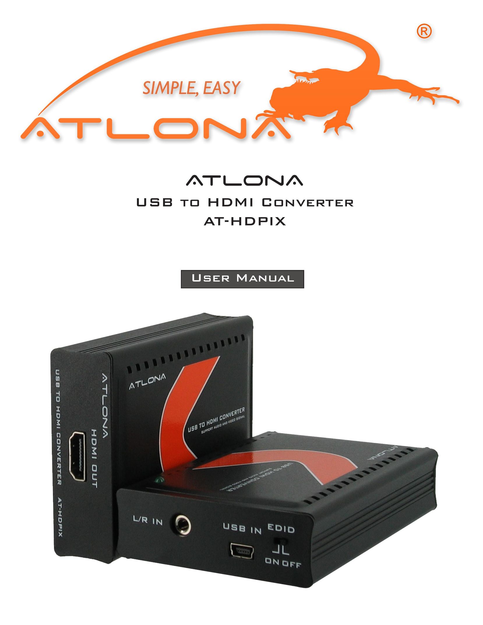 Atlona AT-HDPIX Webcam User Manual