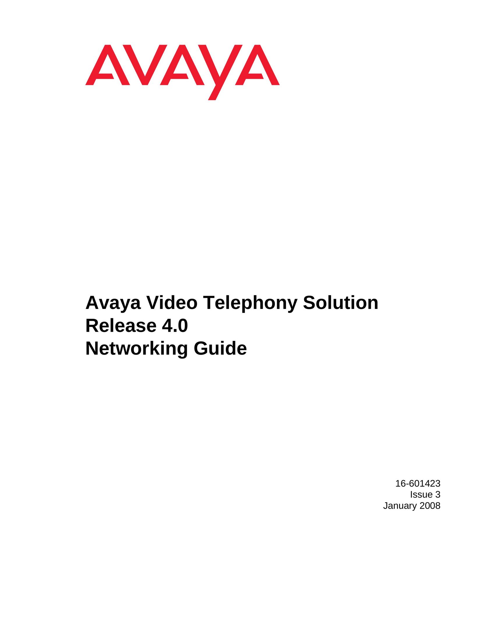 Avaya 16-601423 Webcam User Manual