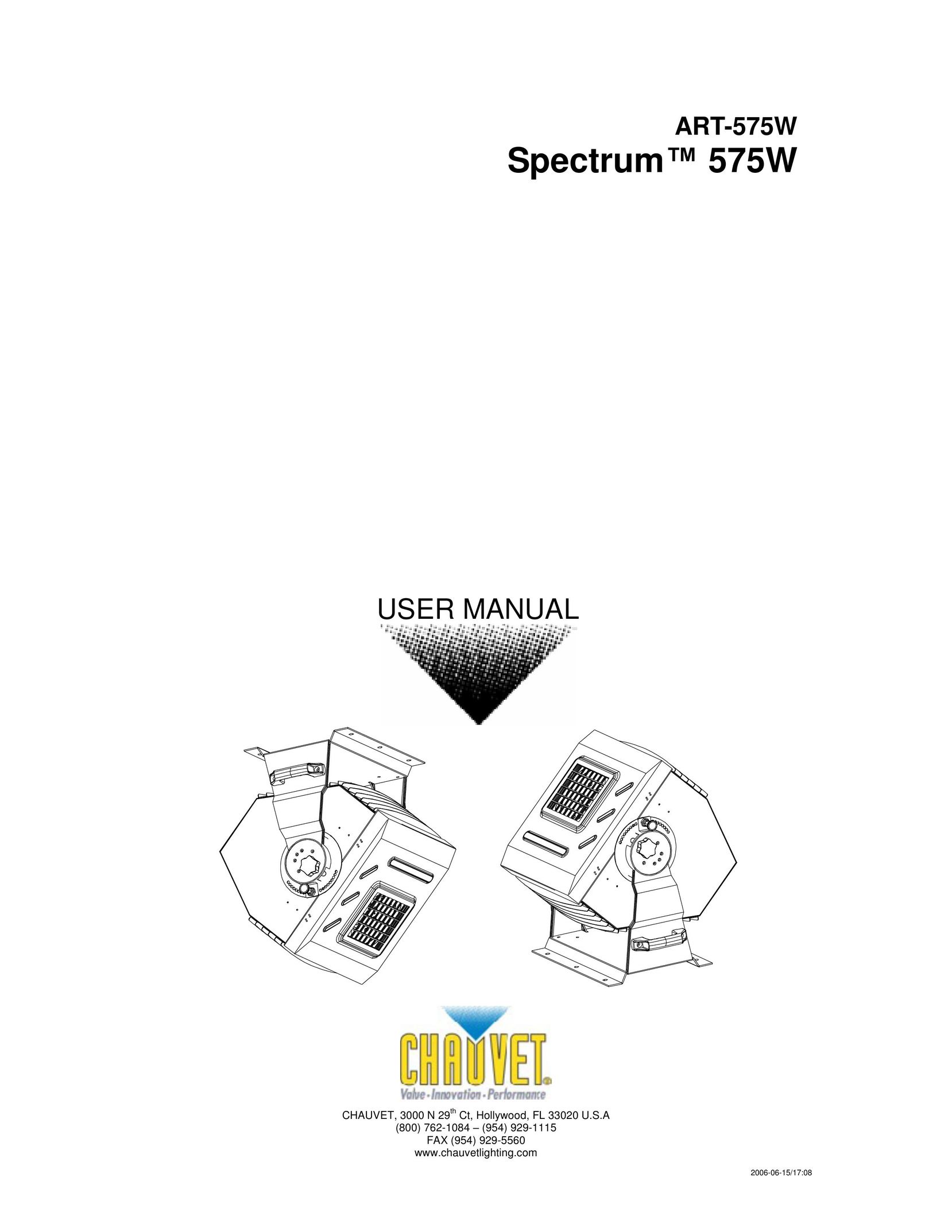 Chauvet ART-575W Webcam User Manual