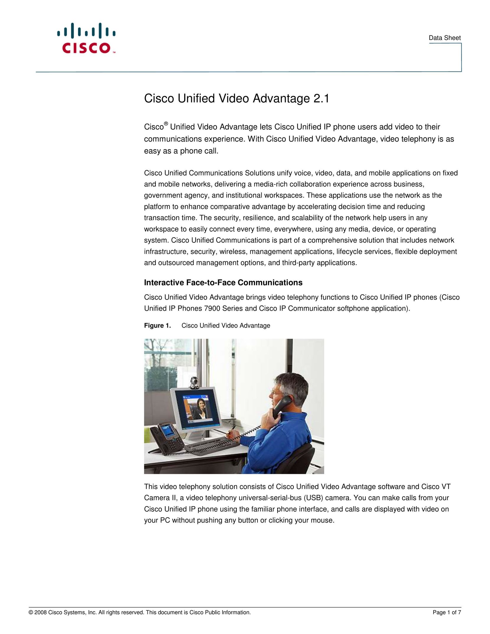 Cisco Systems CUVAV224BUN Webcam User Manual