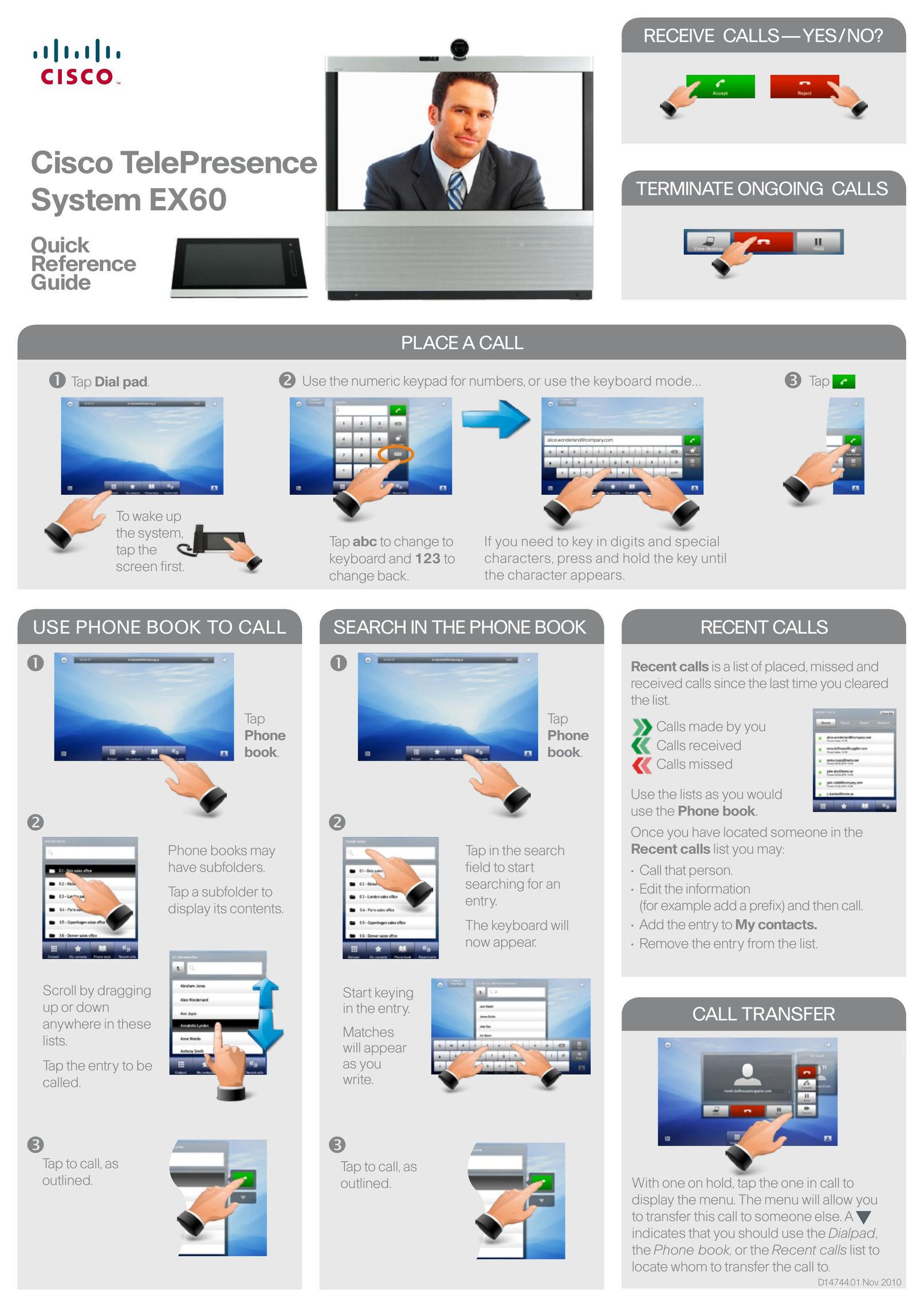 Cisco Systems EX60 Webcam User Manual