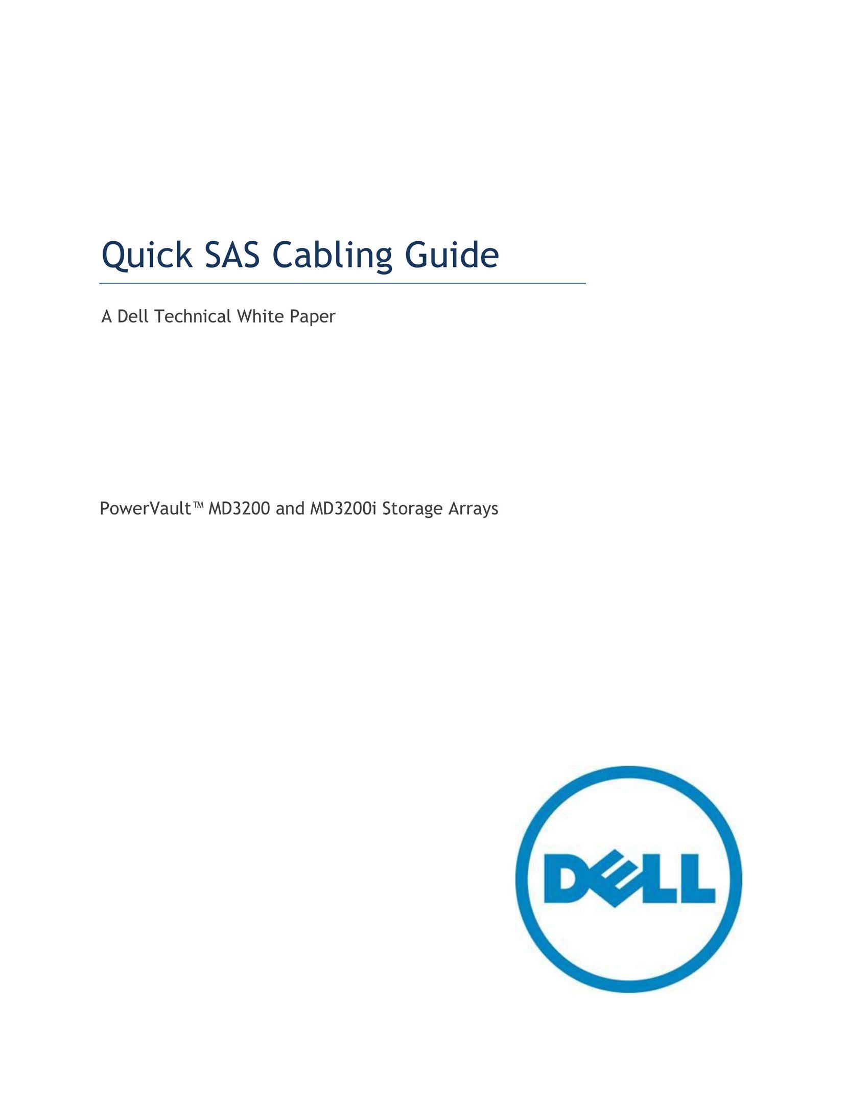 Dell MD3200 Webcam User Manual