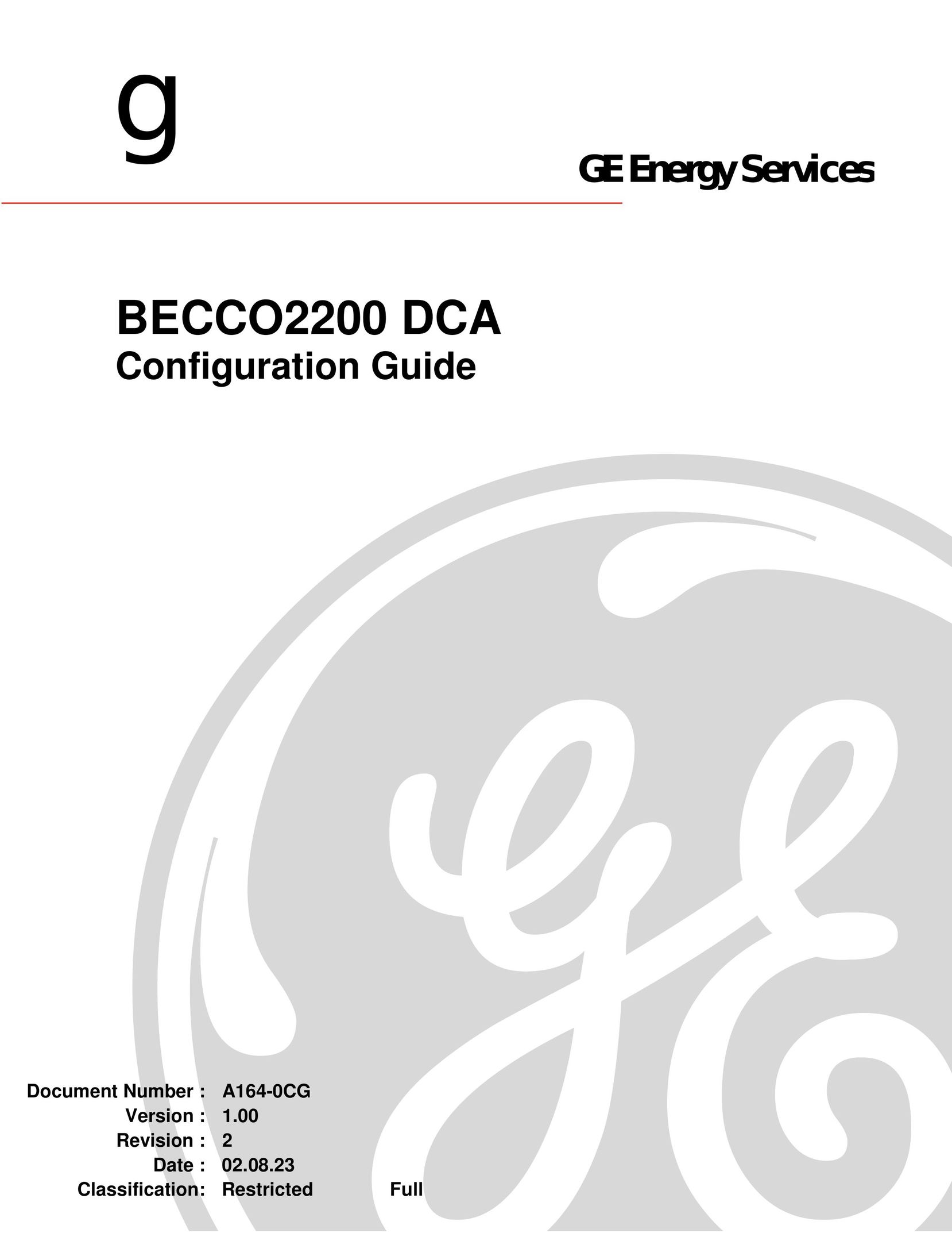 GE BECCO2200 Webcam User Manual
