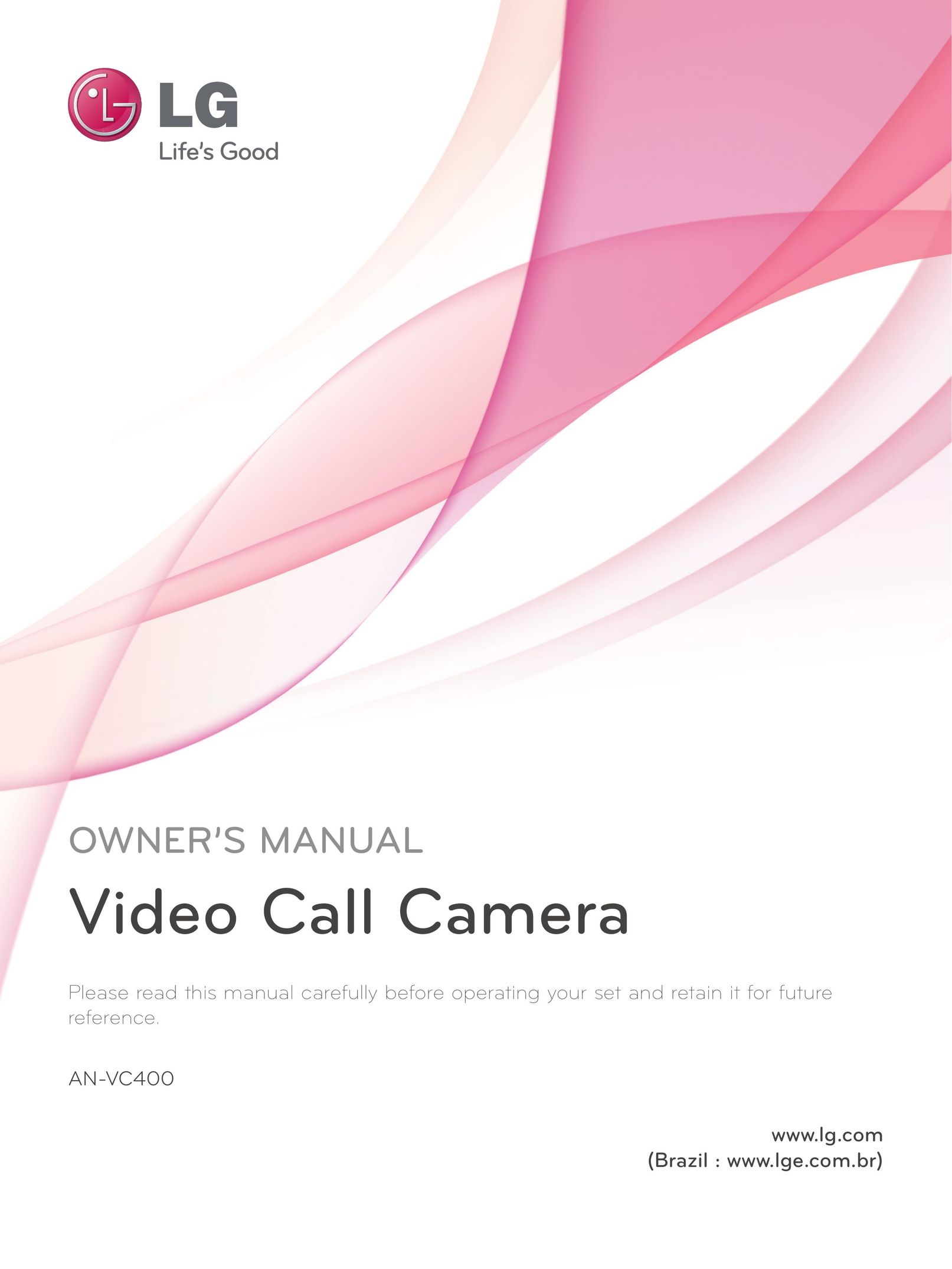LG Electronics AN-VC400 Webcam User Manual