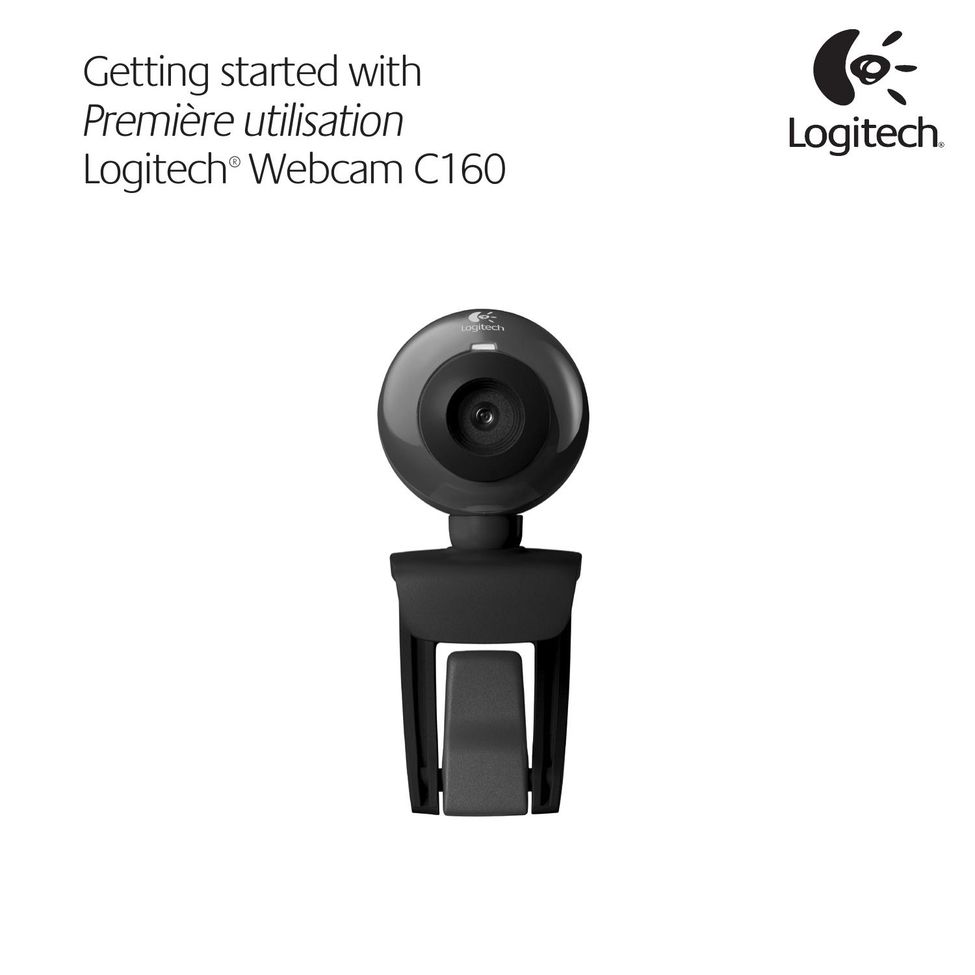 Logitech C160 Webcam User Manual